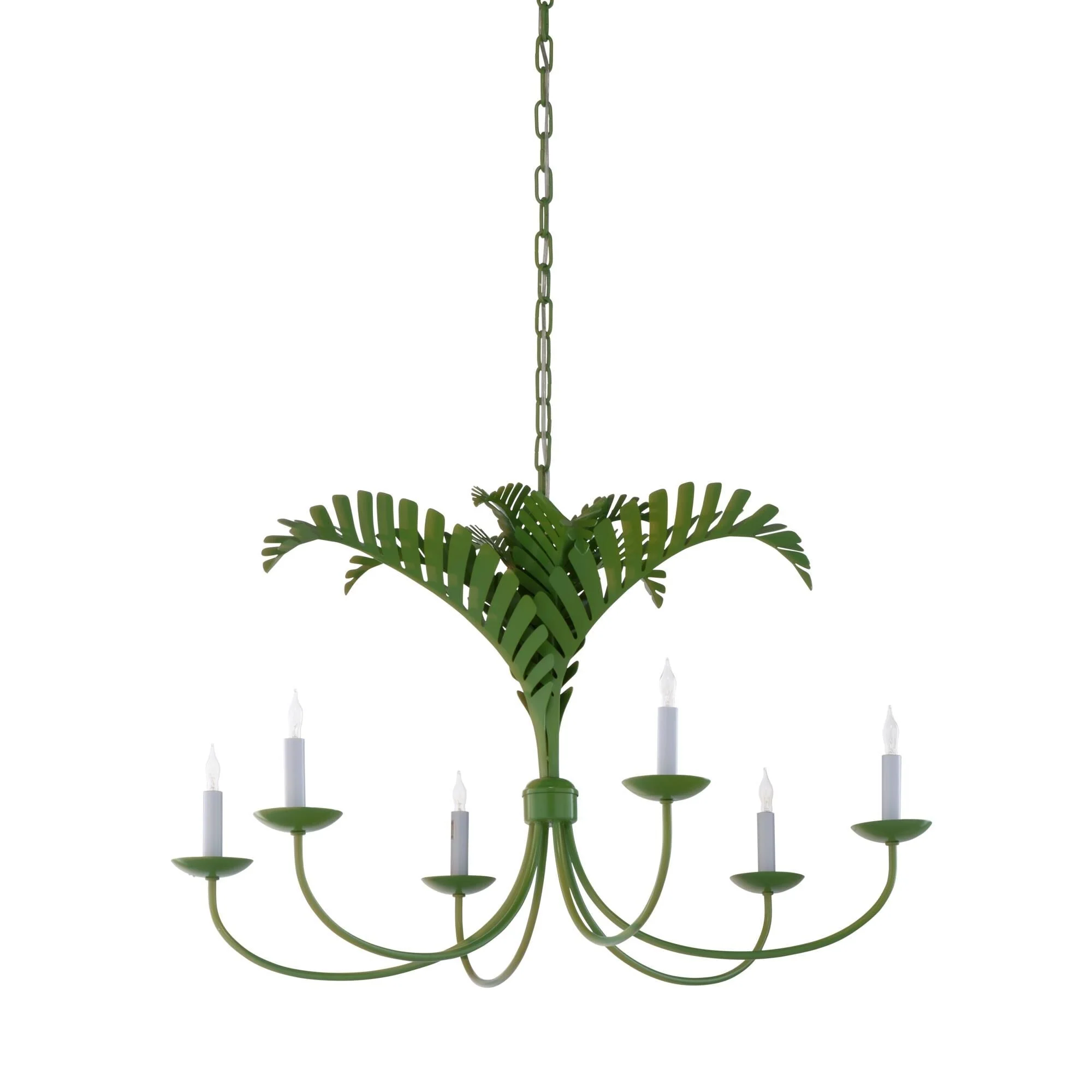 Wildwood Meg Braff Royal Palm 24 Inch 6 Light Chandelier Cp770004 - Image 3