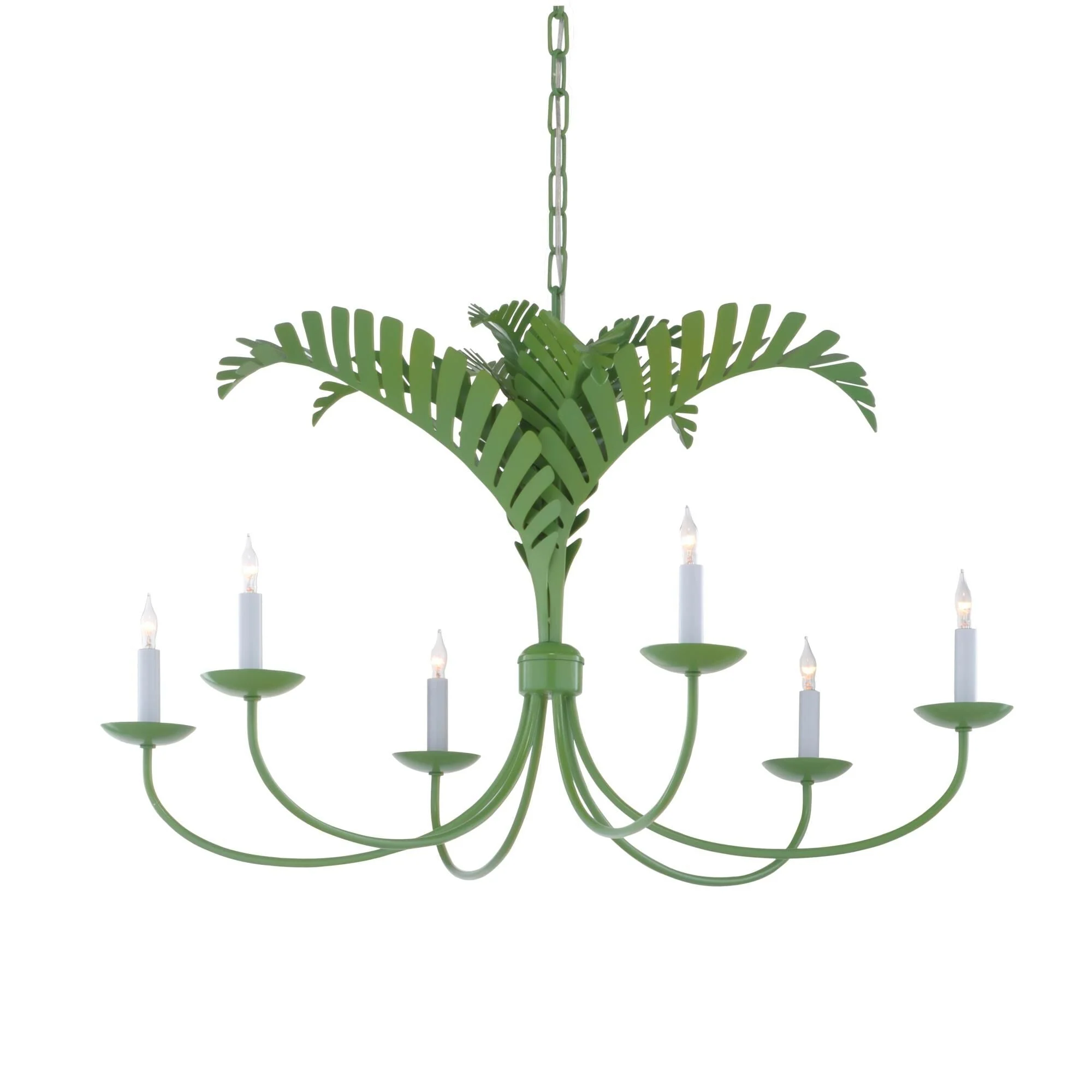 Wildwood Meg Braff Royal Palm 24 Inch 6 Light Chandelier Cp770004 - Image 2