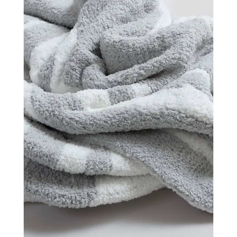 Sunday Citizen Woodland Throw in Cloud Gray-Off White ~ 75 x 52 - Image 3