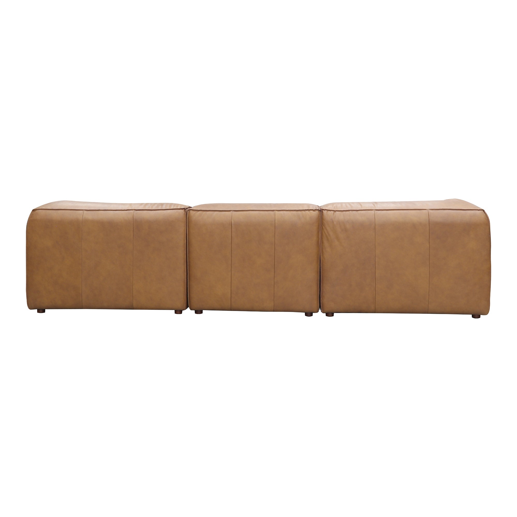 Moe's Home Collection Form Lounge Modular Sectional ~ Sonoran Tan Leather - Image 3