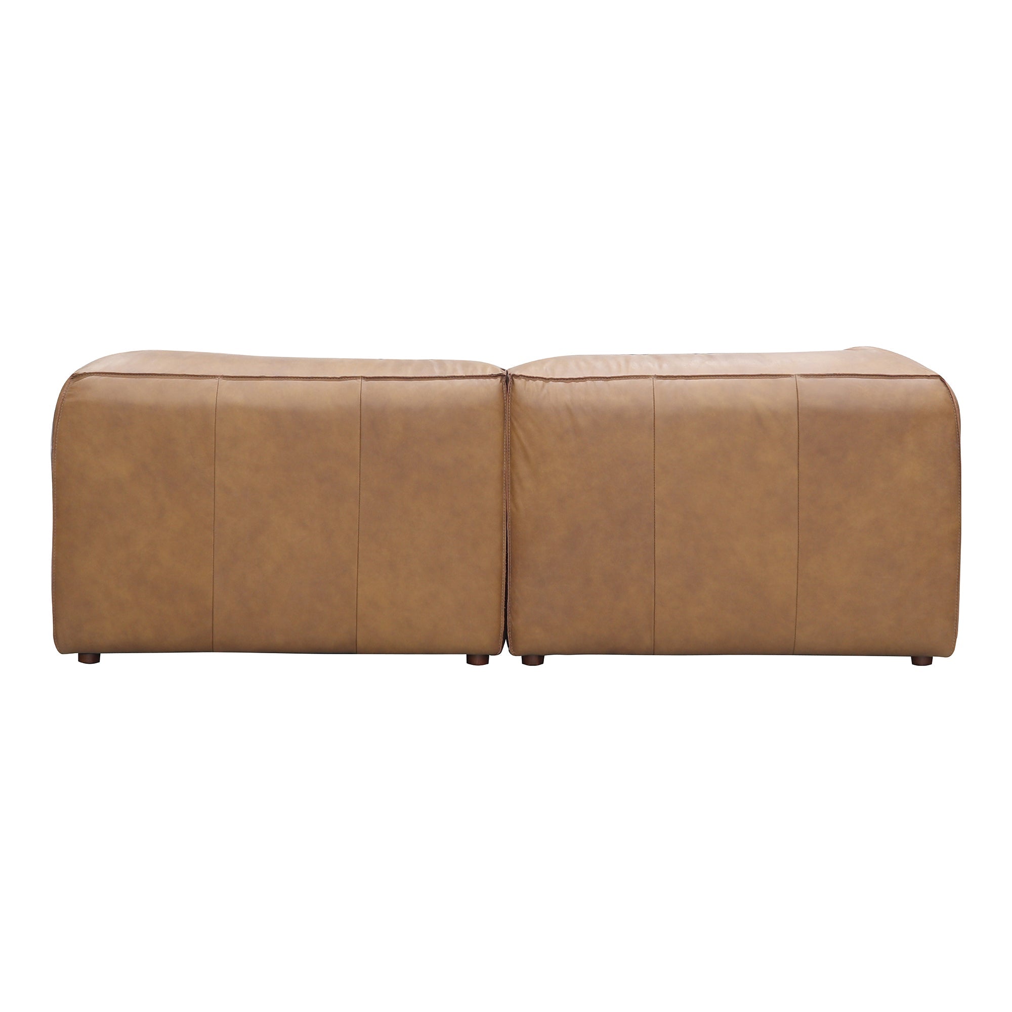 Moe's Home Collection Form Nook Modular Sectional ~ Sonoran Tan Leather - Image 3