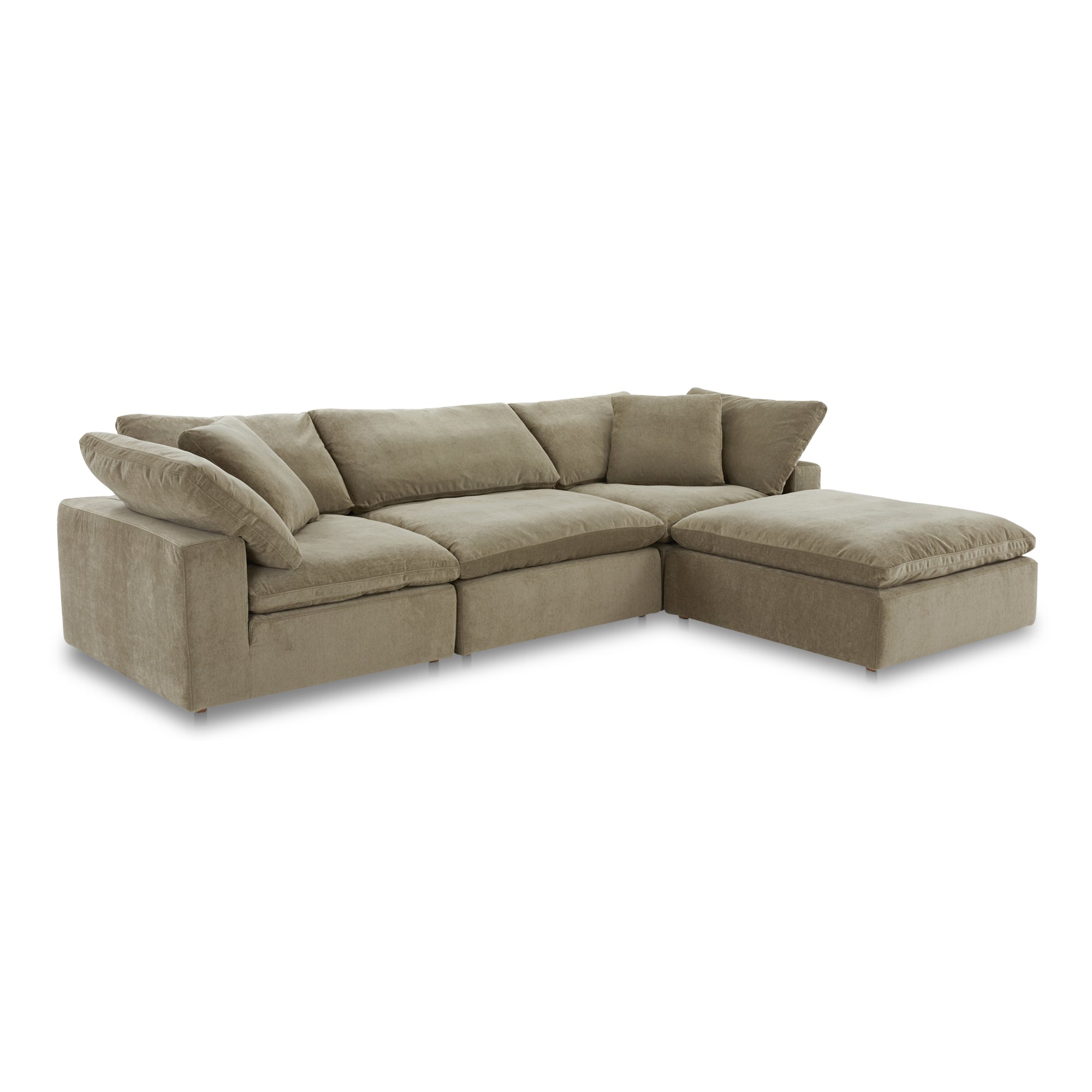 Moe's Home Collection Terra Lounge Desert Sage Modular Sectional - Image 3