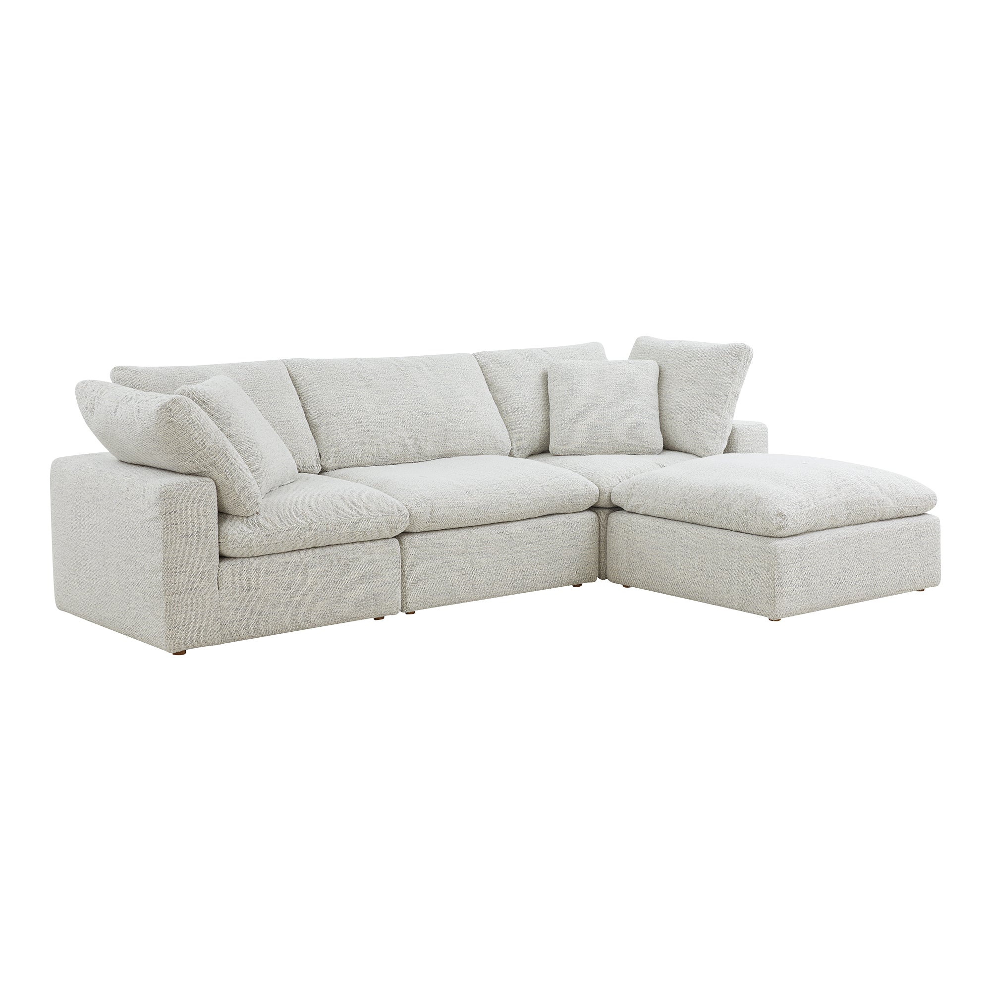 Moe's Home Collection Terra Condo Lounge Coastside Sand Modular Sectional - Image 1