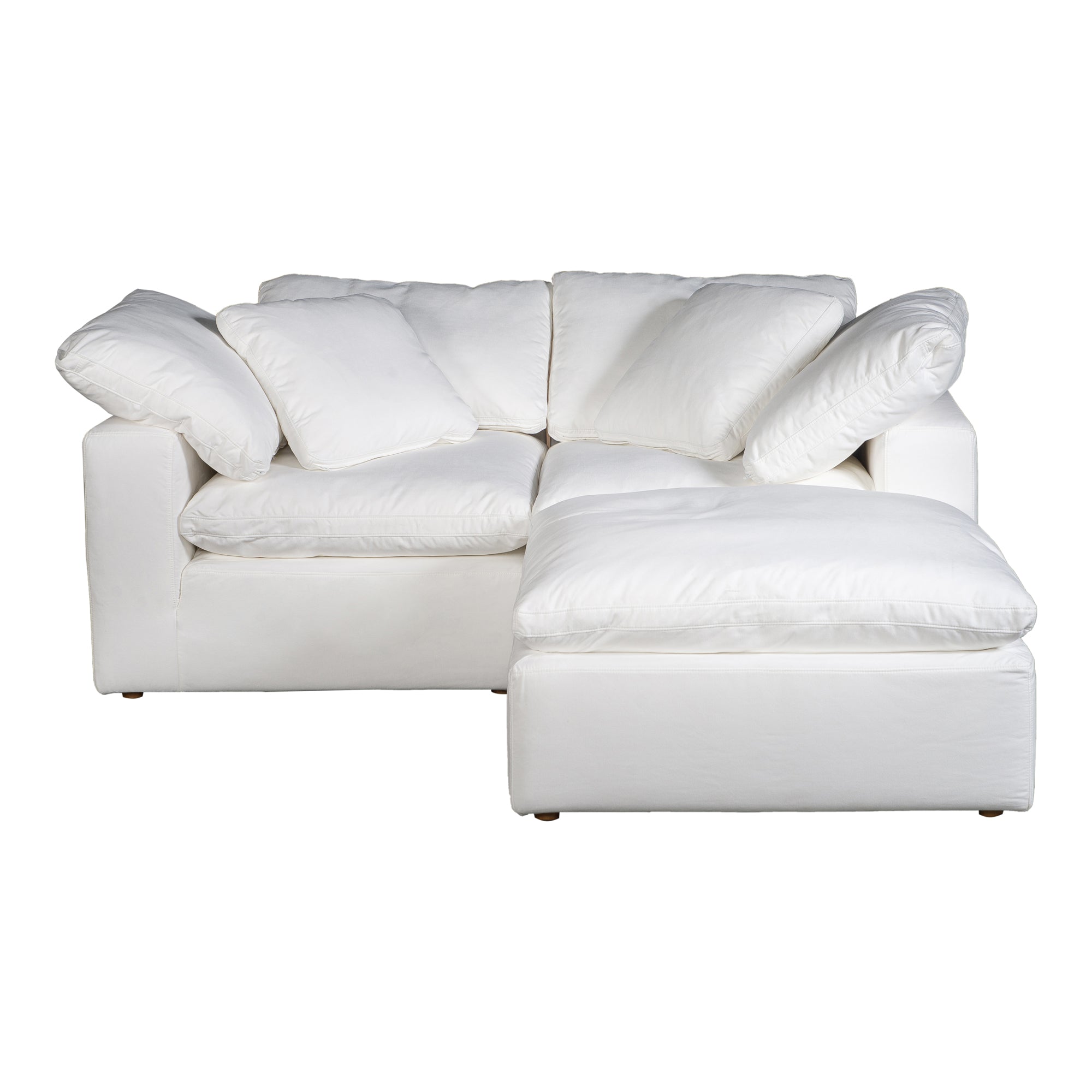 Moe's Home Collection Terra Condo Nook Cream White Modular Sectional - Image 1