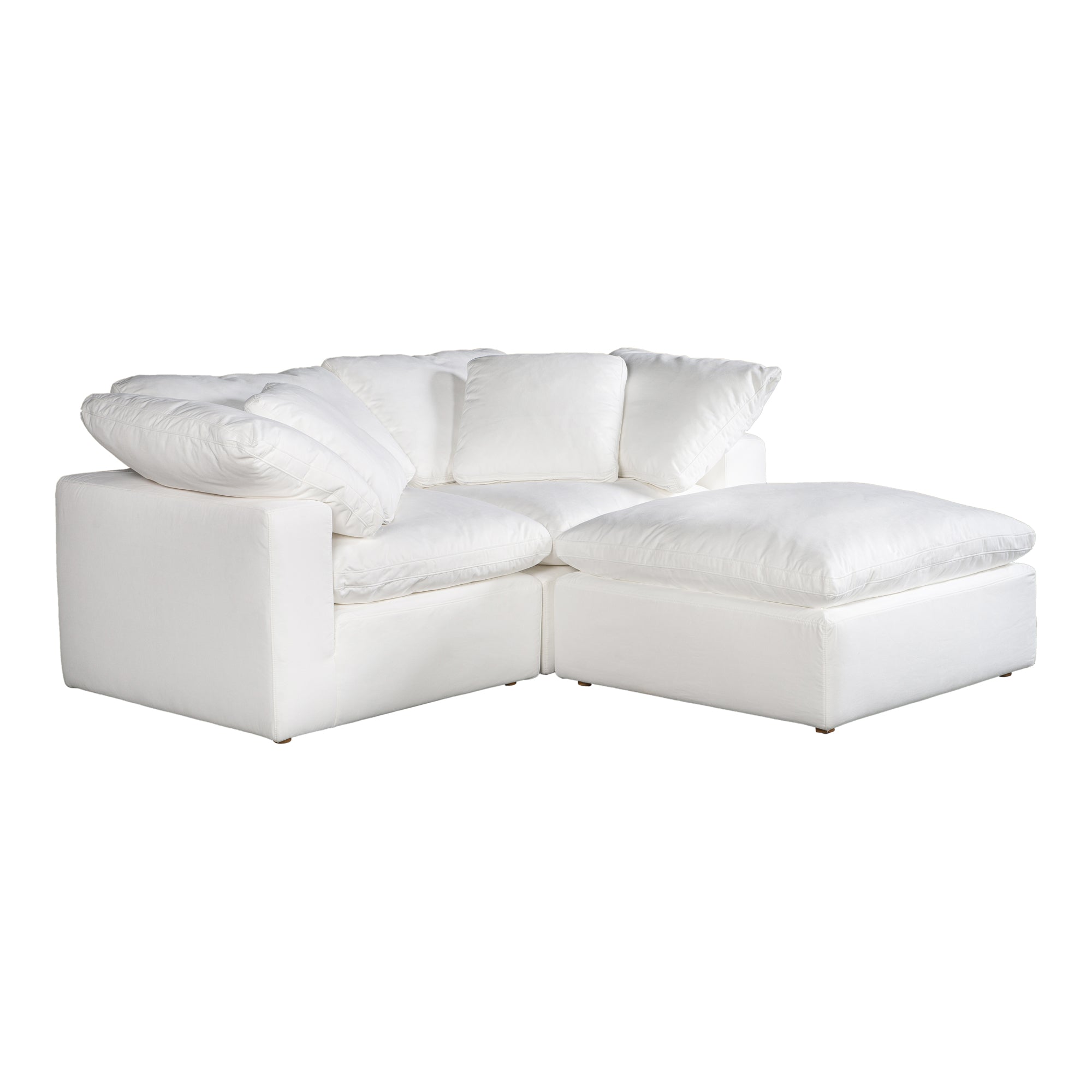 Moe's Home Collection Terra Condo Nook Cream White Modular Sectional - Image 2