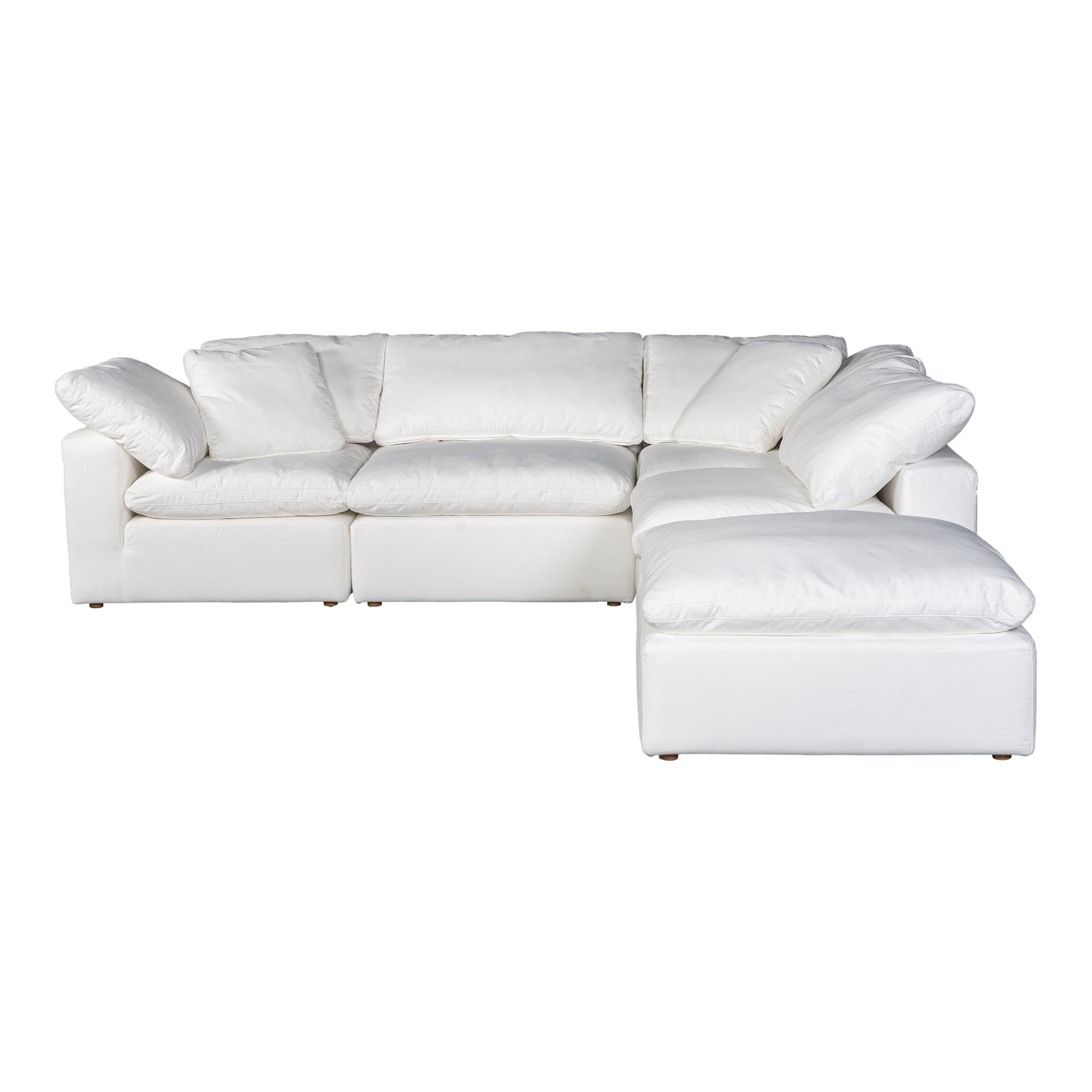 Moe's Home Collection Terra Condo Dream Cream White Modular Sectional - Image 1