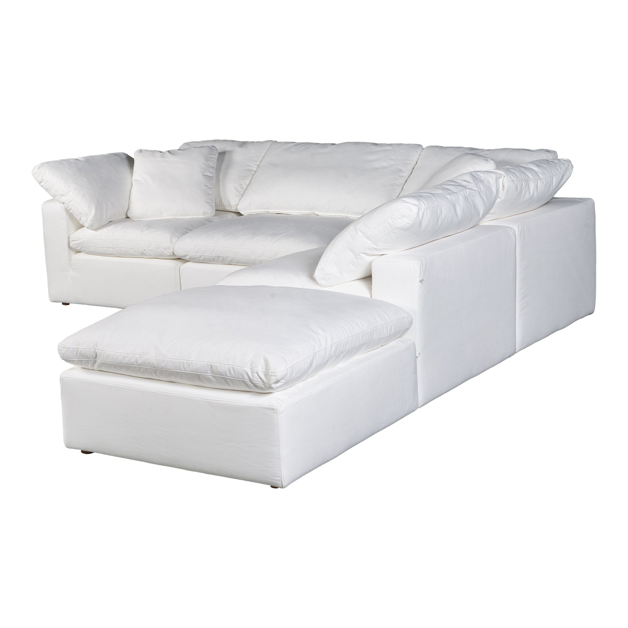 Moe's Home Collection Terra Condo Dream Cream White Modular Sectional - Image 2