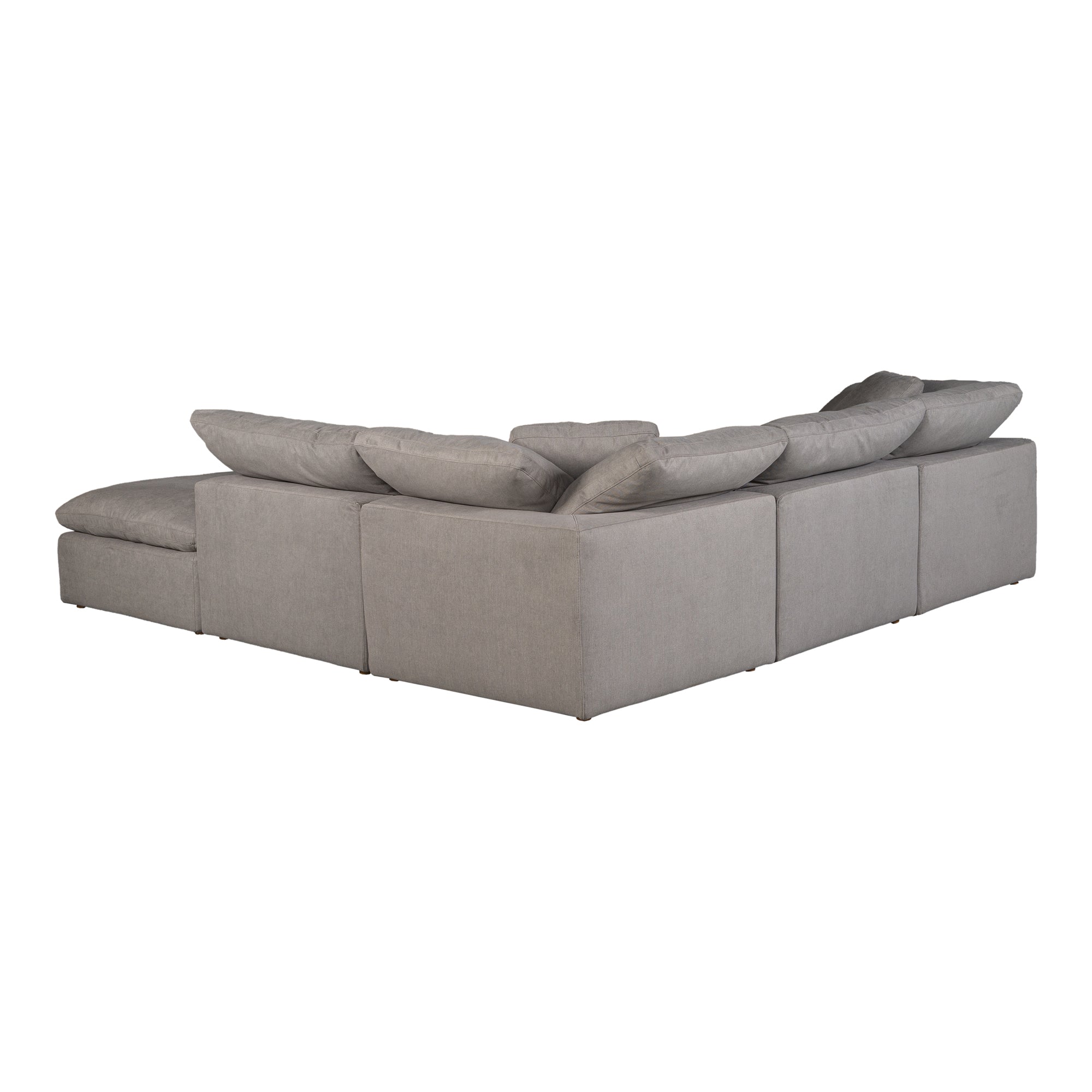 Moe's Home Collection Terra Condo Dream  Light Grey Modular Sectional - Image 3