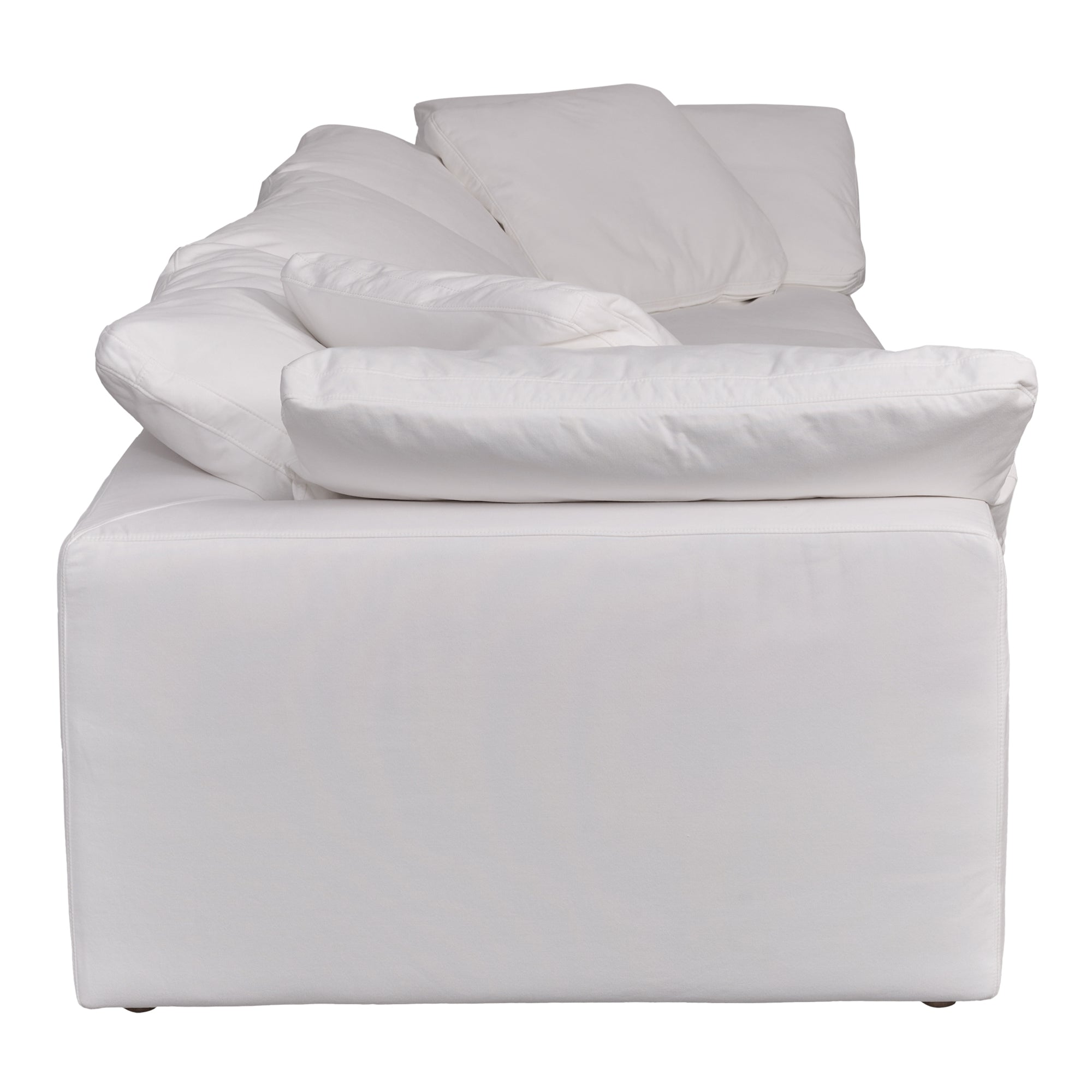 Moe's Home Collection Clay Modular Sofa ~ Cream White LiveSmart Performance Fabric - Image 3