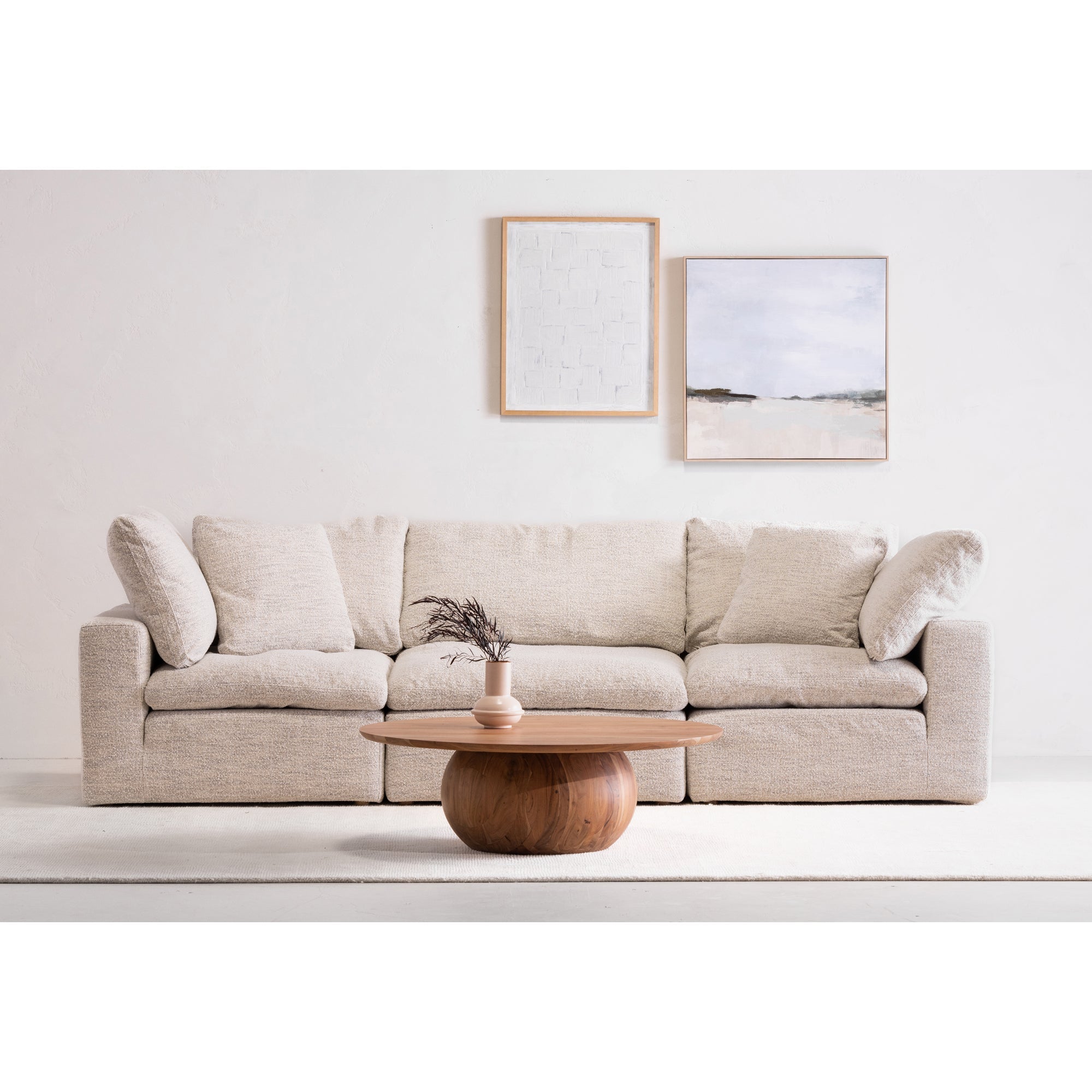 Moe's Home Collection Terra Coastside Sand Modular Sofa - Image 1