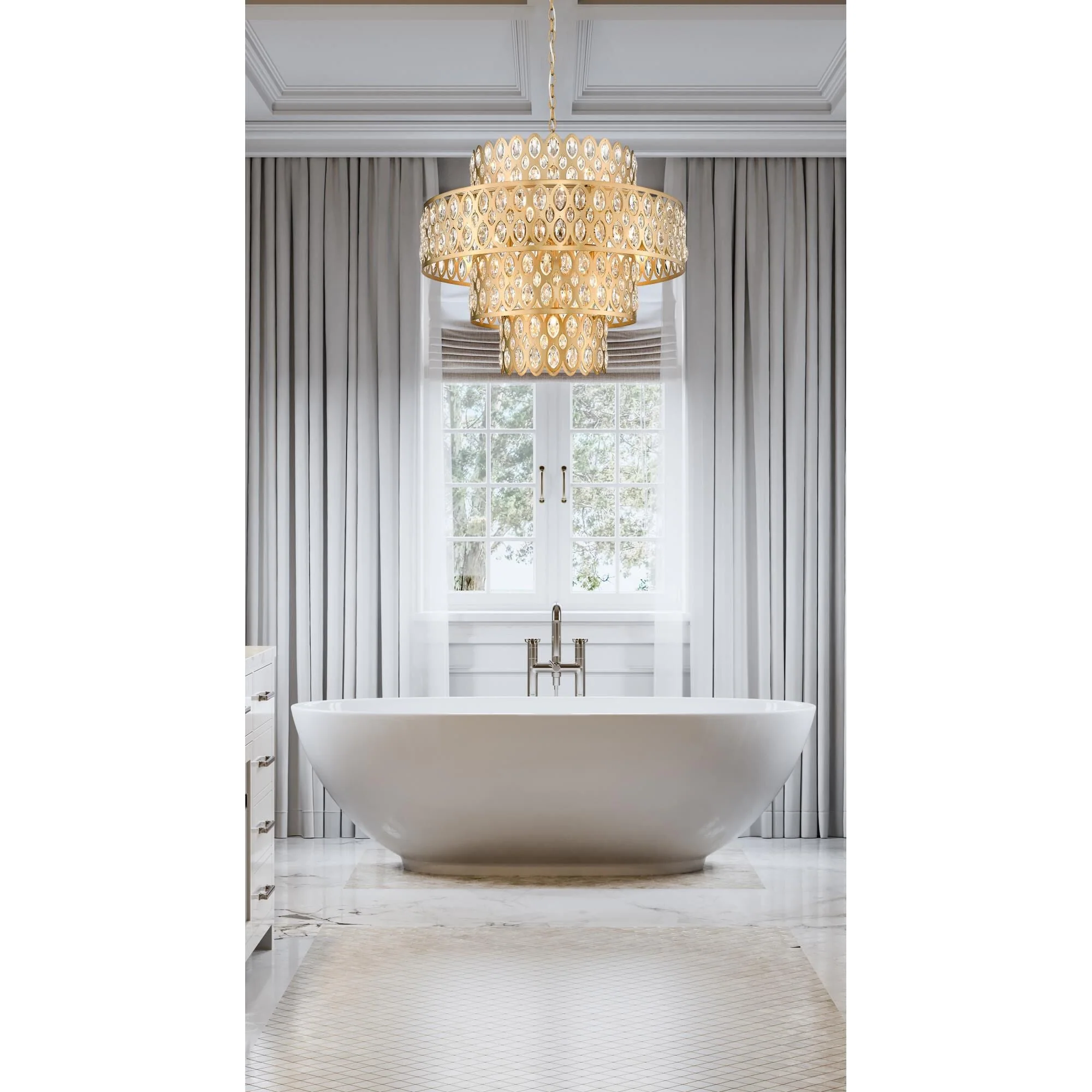 Z Lite Dealey 25 Inch 13 Light Chandelier Cp777274 - Image 2