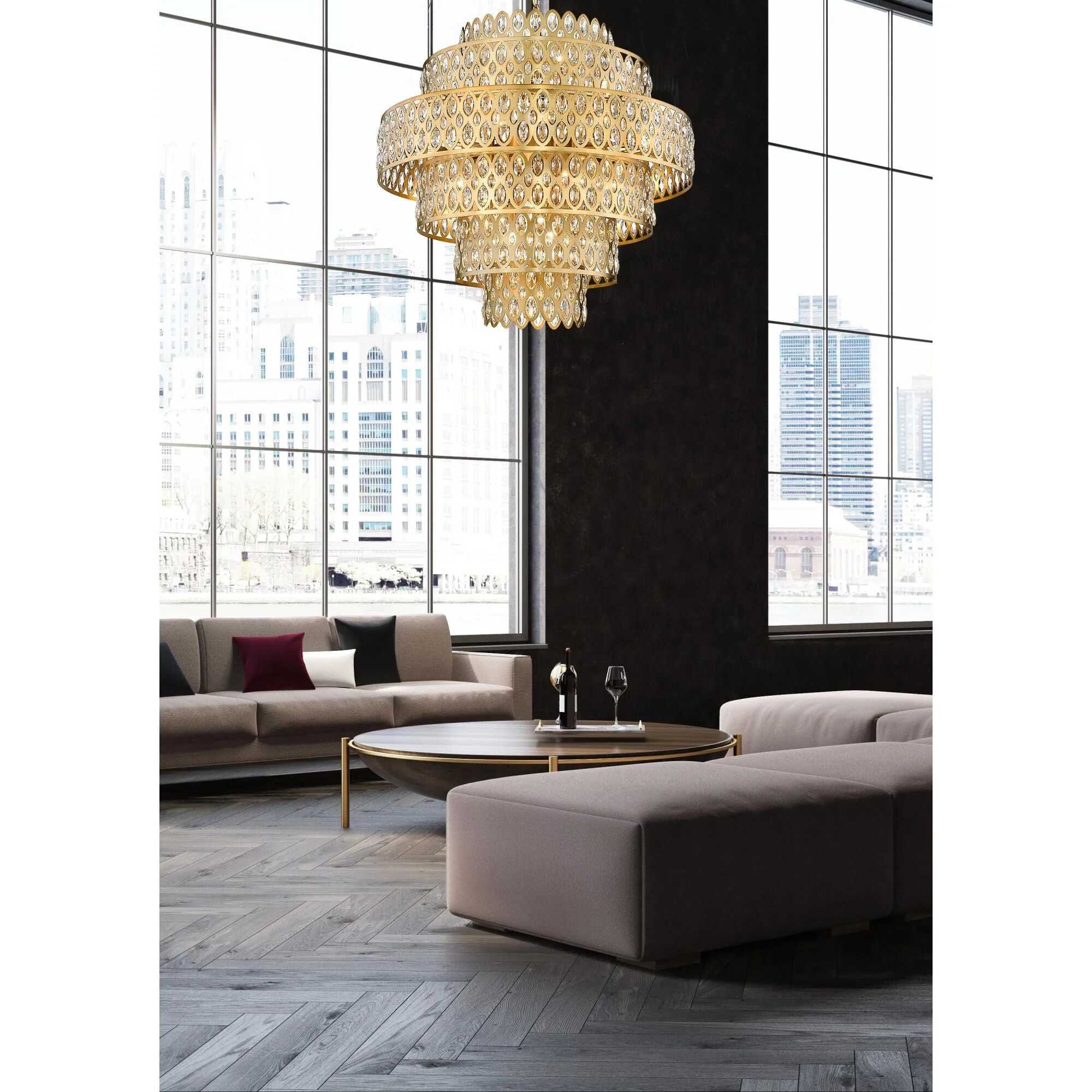 Z Lite Dealey 32 Inch 17 Light Chandelier Cp777278 - Image 3