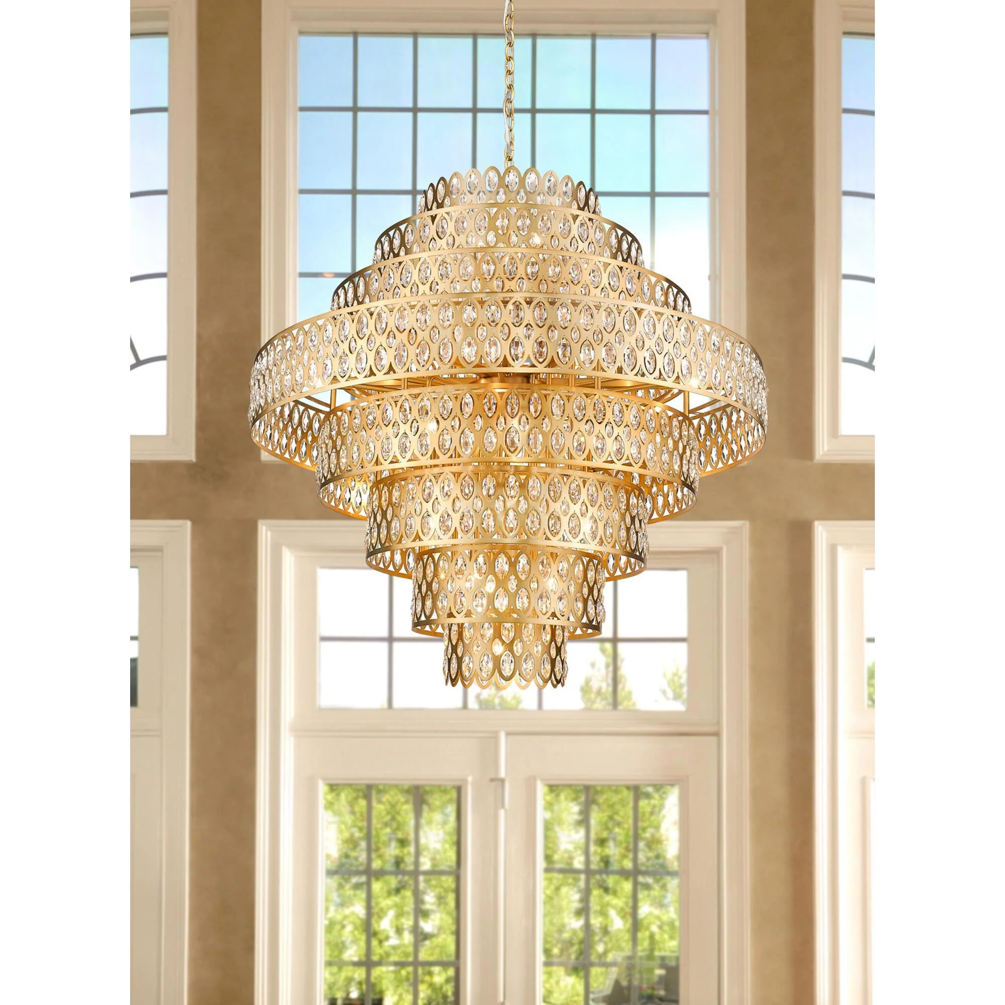 Z Lite Dealey 44 Inch 25 Light Chandelier Cp777281 - Image 3