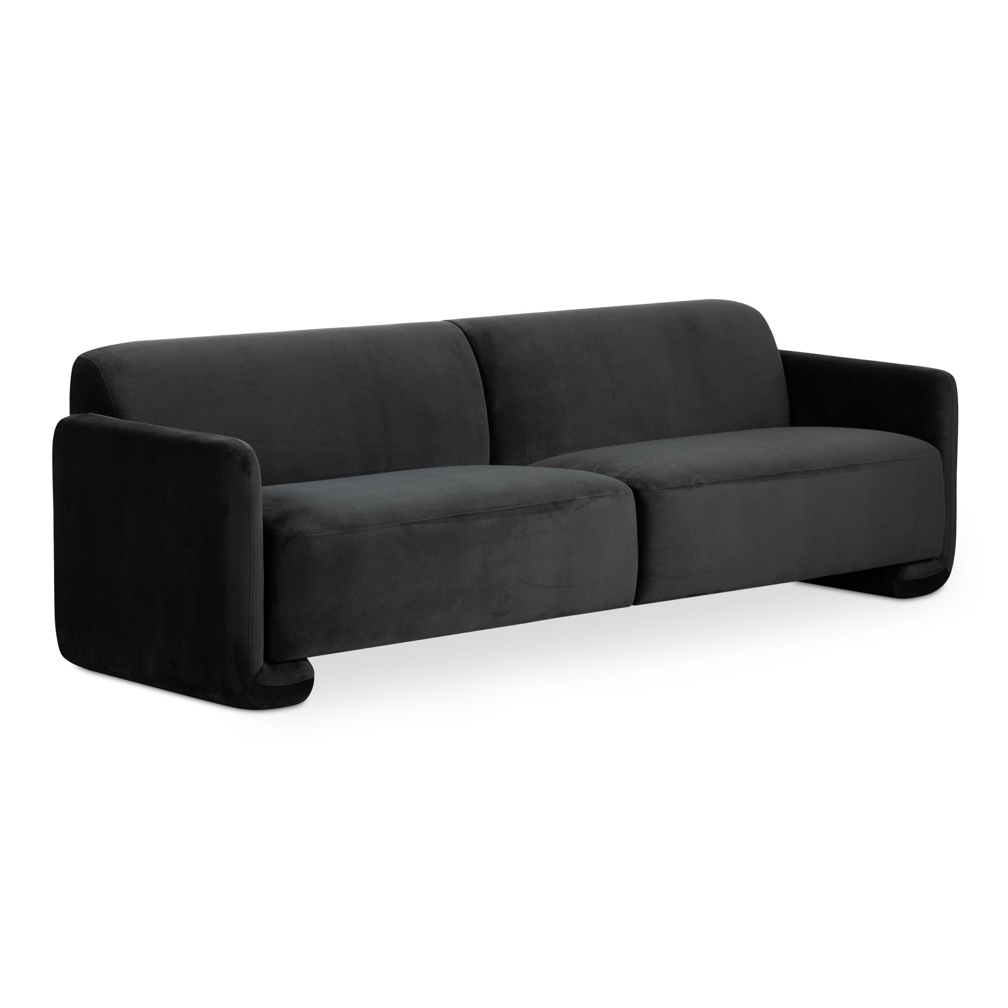 Moe's Home Collection Fallon Shadow Grey Sofa - Image 2