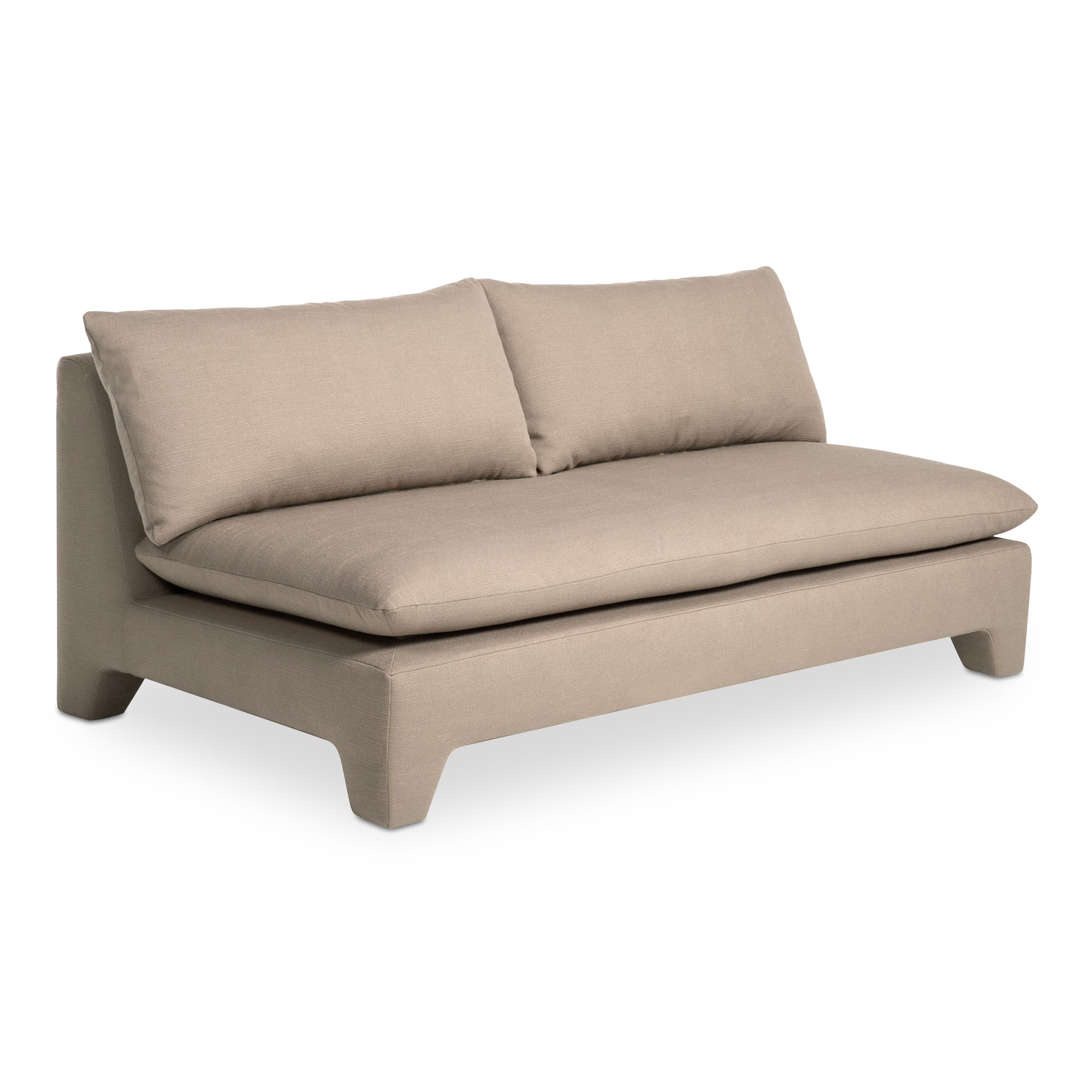 Moe's Home Collection Estelle Flax Sofa - Image 3