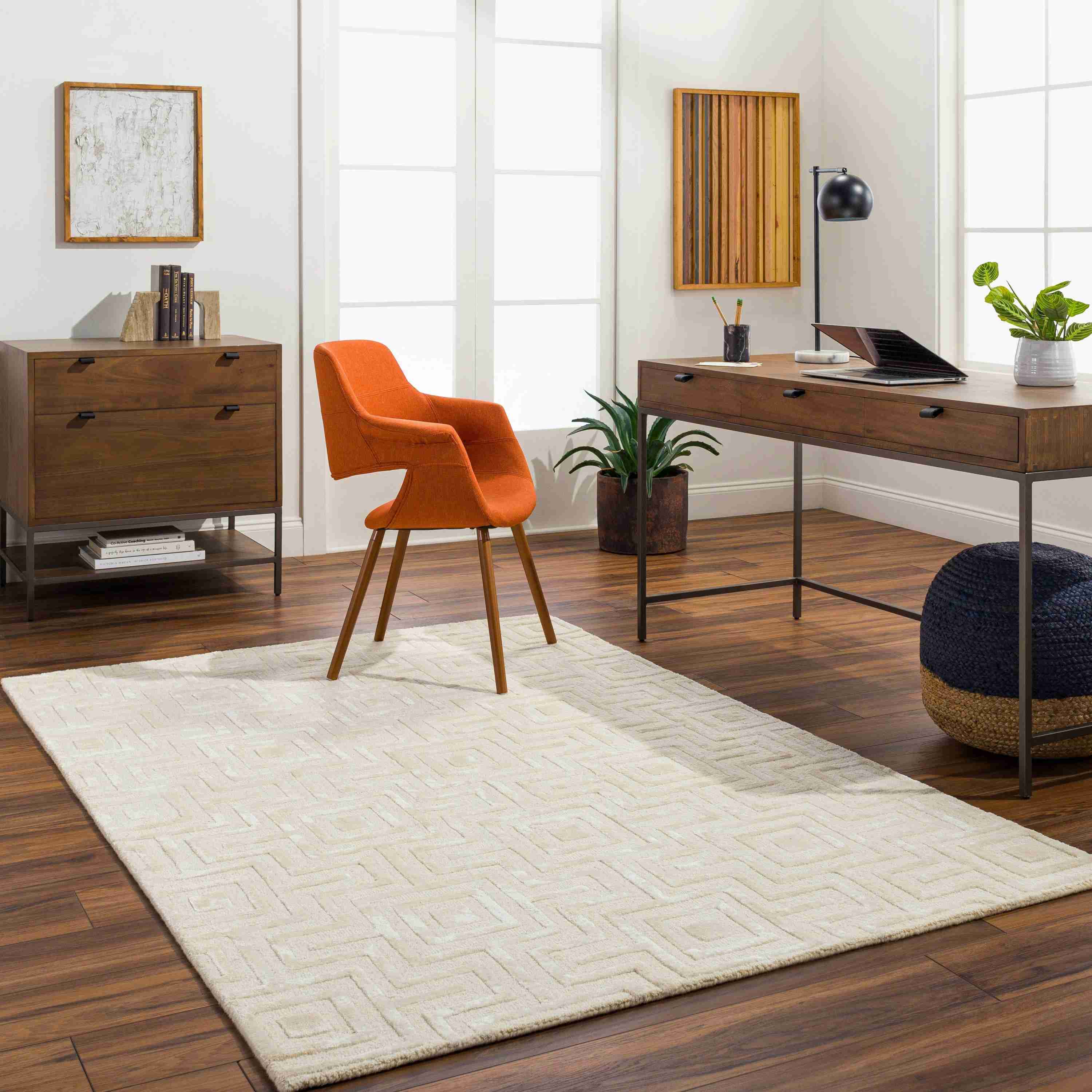 Surya Rugs Addison Collection Cream Pattern Area Rug ADD-2300 - Image 2