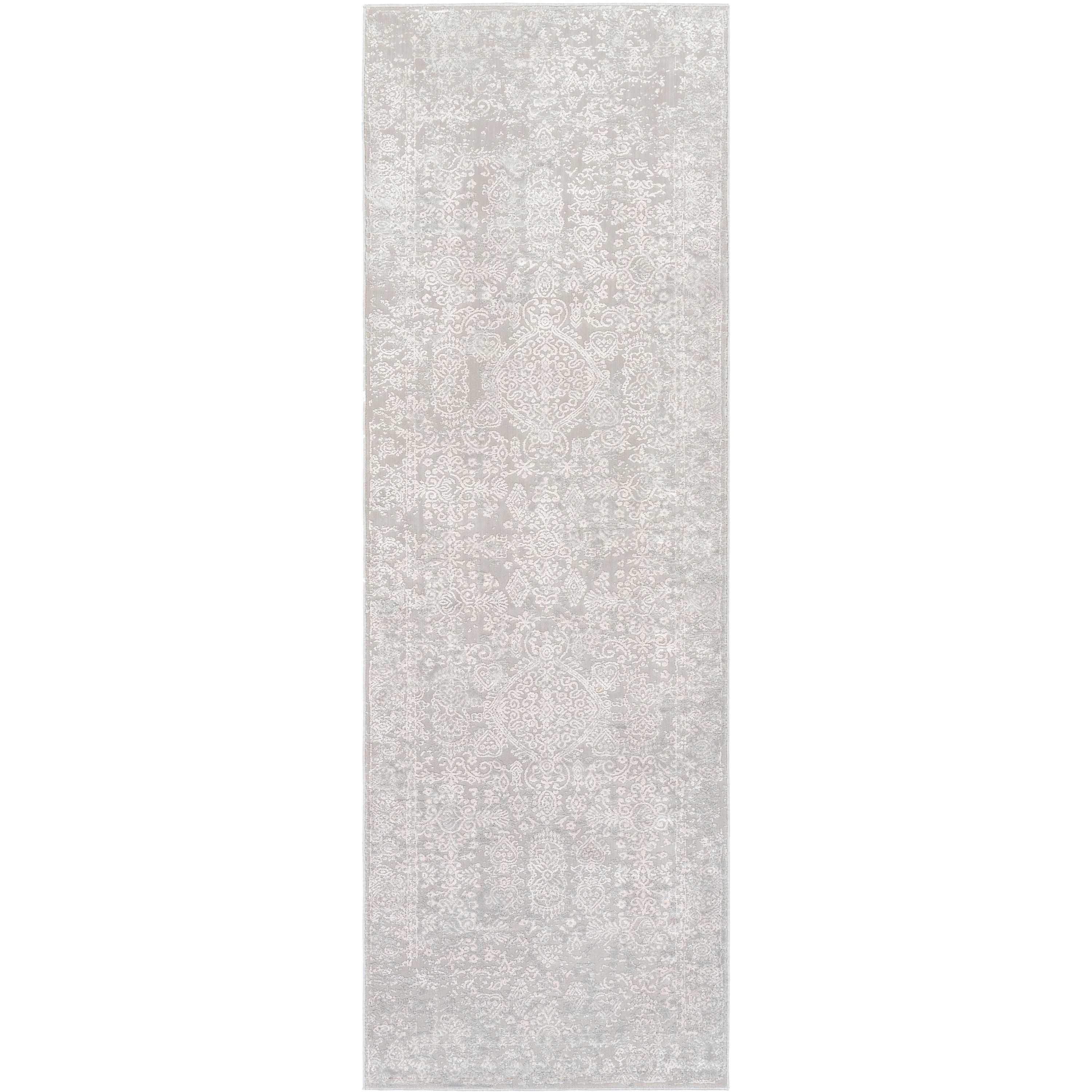 Surya Rugs Aisha Collection Light Gray & Off White Area Rug AIS-2306 - Image 3
