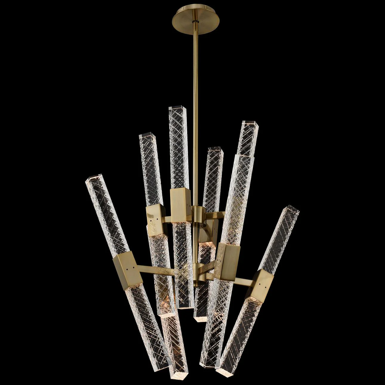 Allegri Apollo 26"W Champagne Gold 16-Light LED Chandelier - Image 1