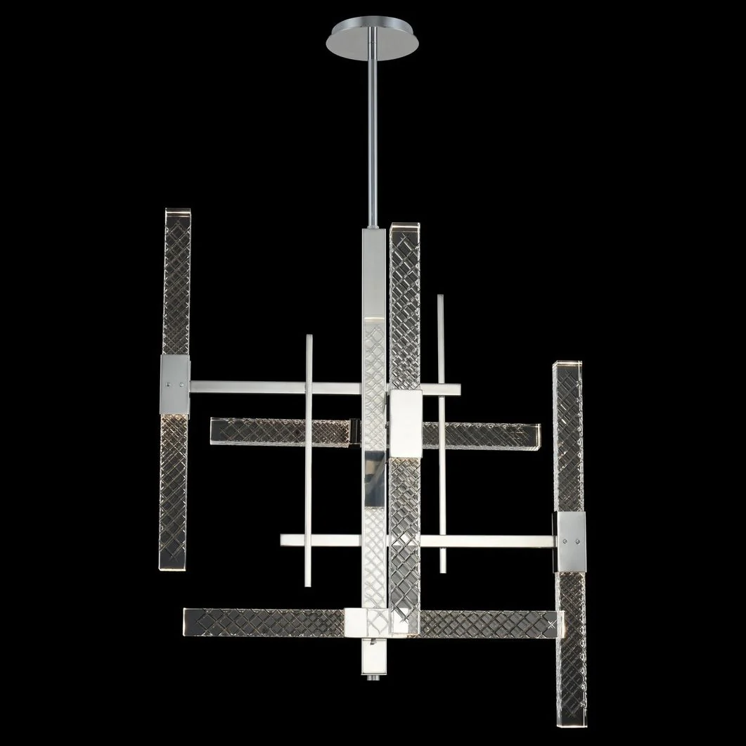 Allegri Apollo 26″W Polished Chrome 10-Light LED Chandelier