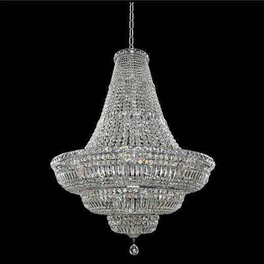 Allegri Betti 36″ Wide Chrome Crystal Pendant Light