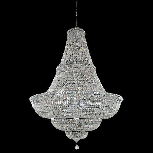 Allegri Betti 48″ Wide Chrome and Crystal Traditional Large Chandelier