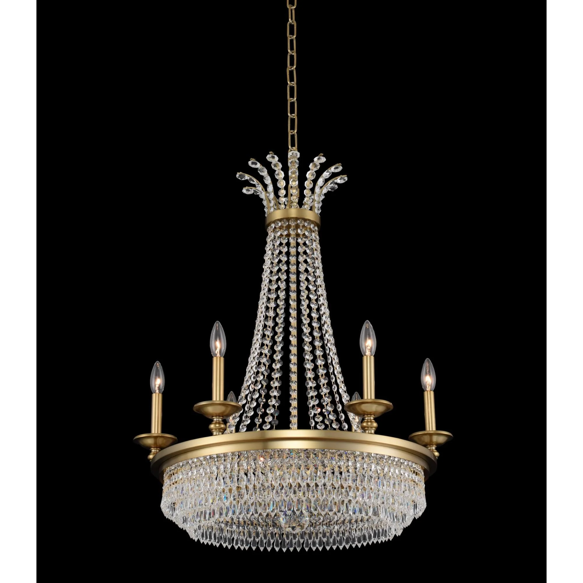 Allegri Tavo 26 Inch 9 Light Chandelier Cp198013 - Image 1