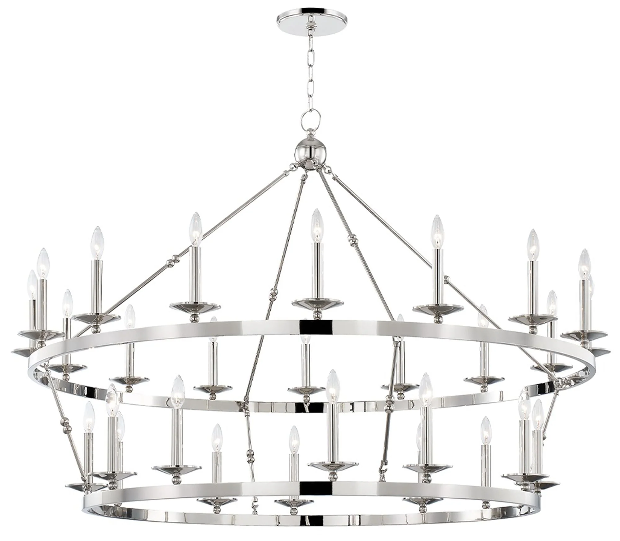 Allendale 28 Light Chandelier P Nickel - Image 1