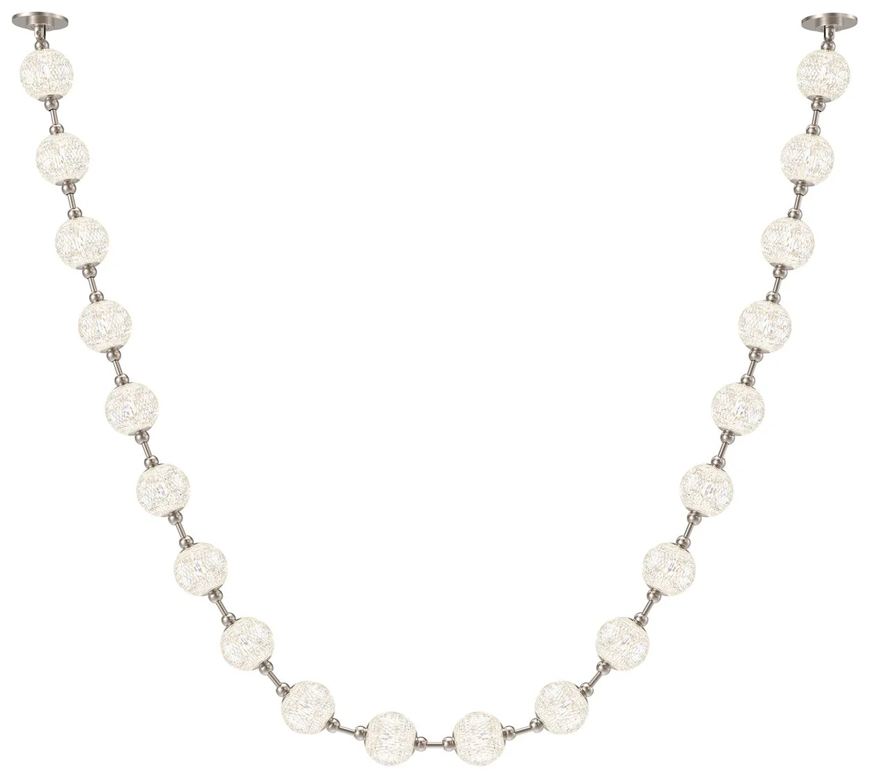 Alora Marni LED 20 Head Polished Nickel Pendant