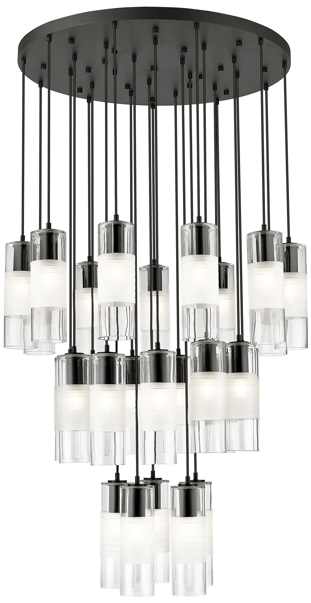 Alton by Z-Lite Matte Black 27 Light Chandelier - Image 1