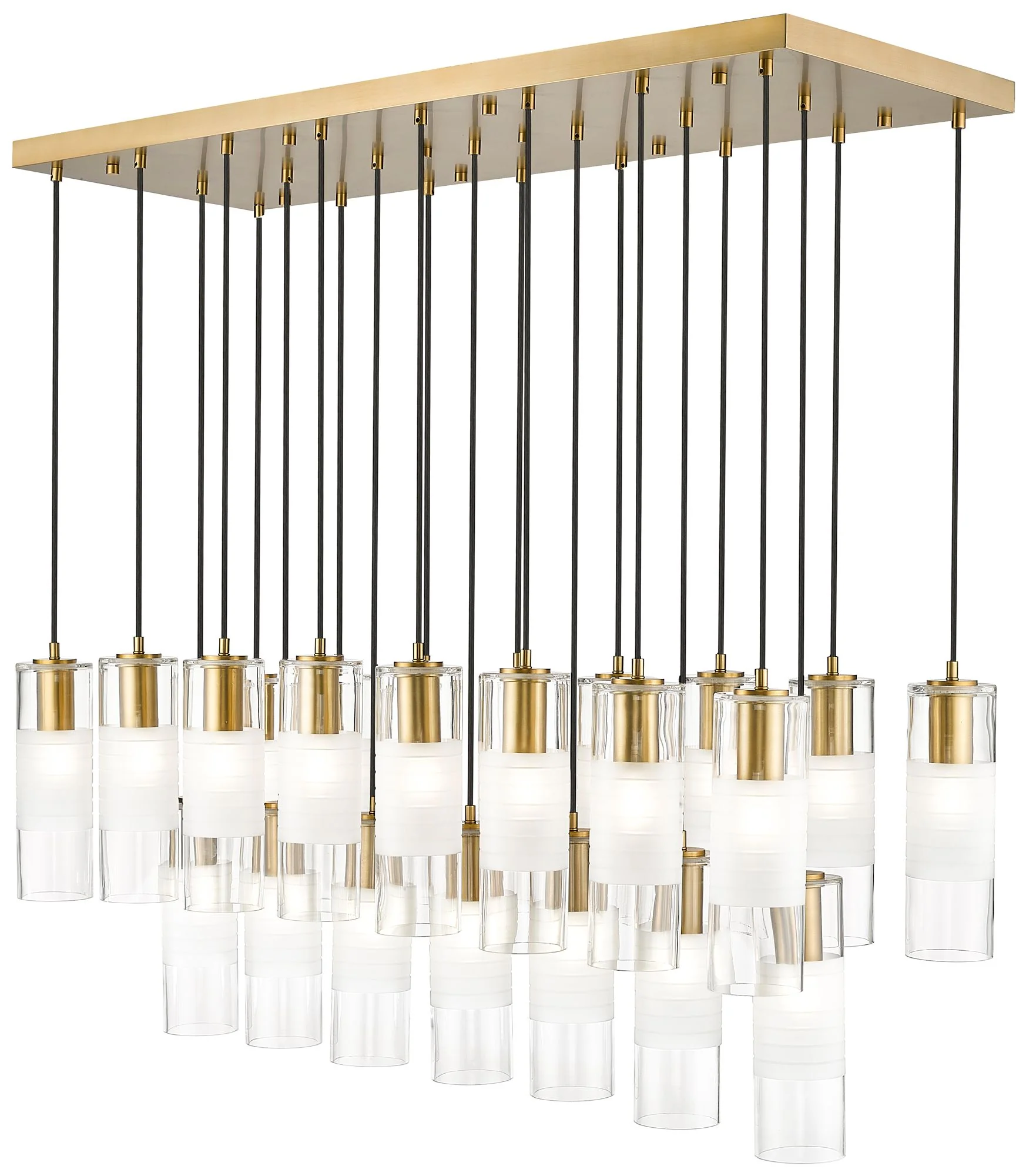 Alton by Z-Lite Modern Gold 23 Light Linear Chandelier - Image 1