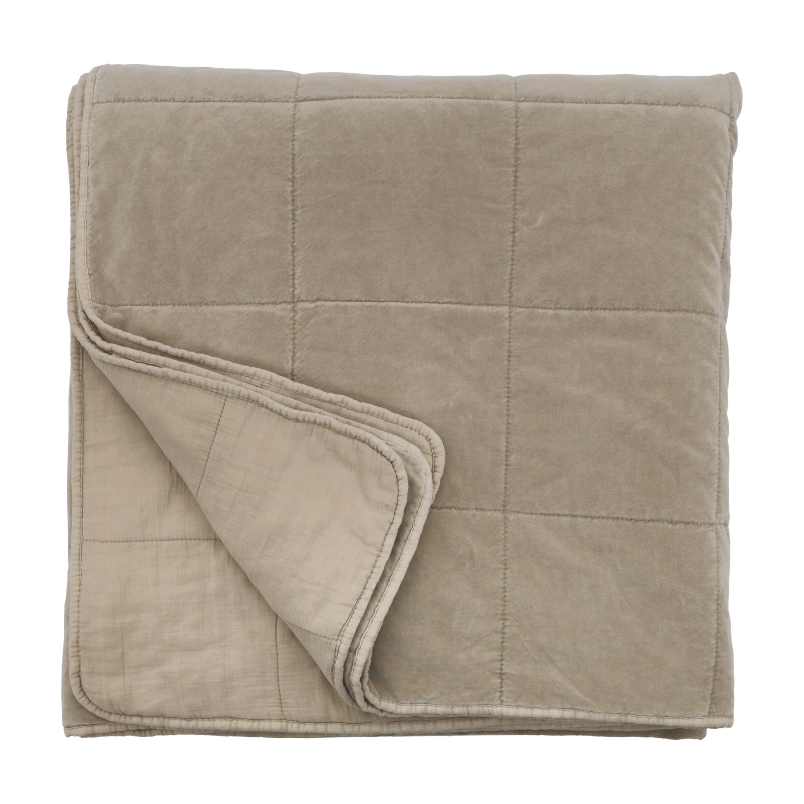 Pom Pom at Home Amsterdam Taupe Coverlet ~ Available in Twin, Queen and King Sizes - Image 3