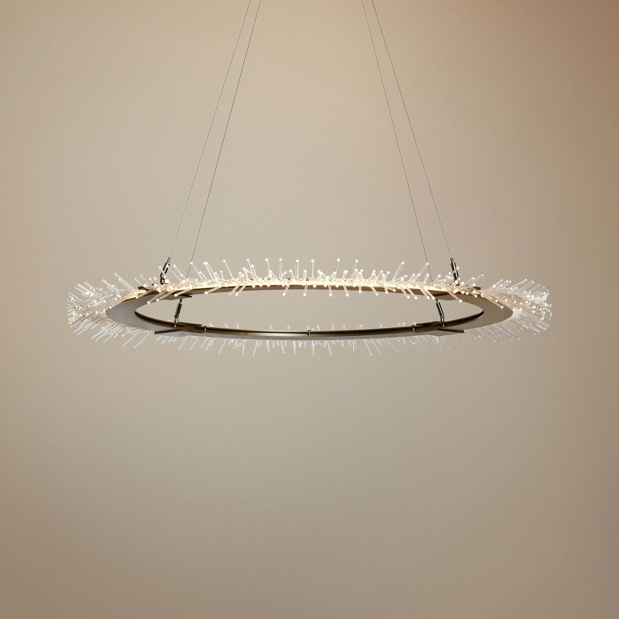 Anemone Circular 37″ Wide Gold LED Pendant Light