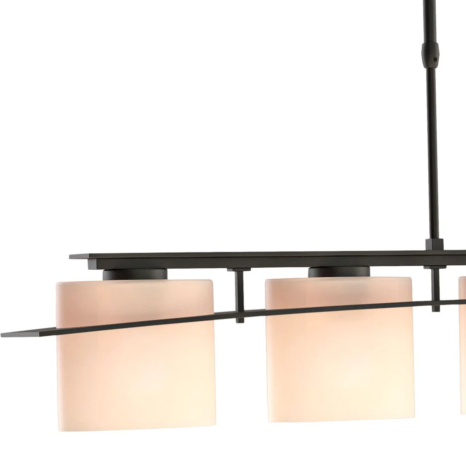 Arc Ellipse 5 Light Pendant - Black - Opal - Image 2