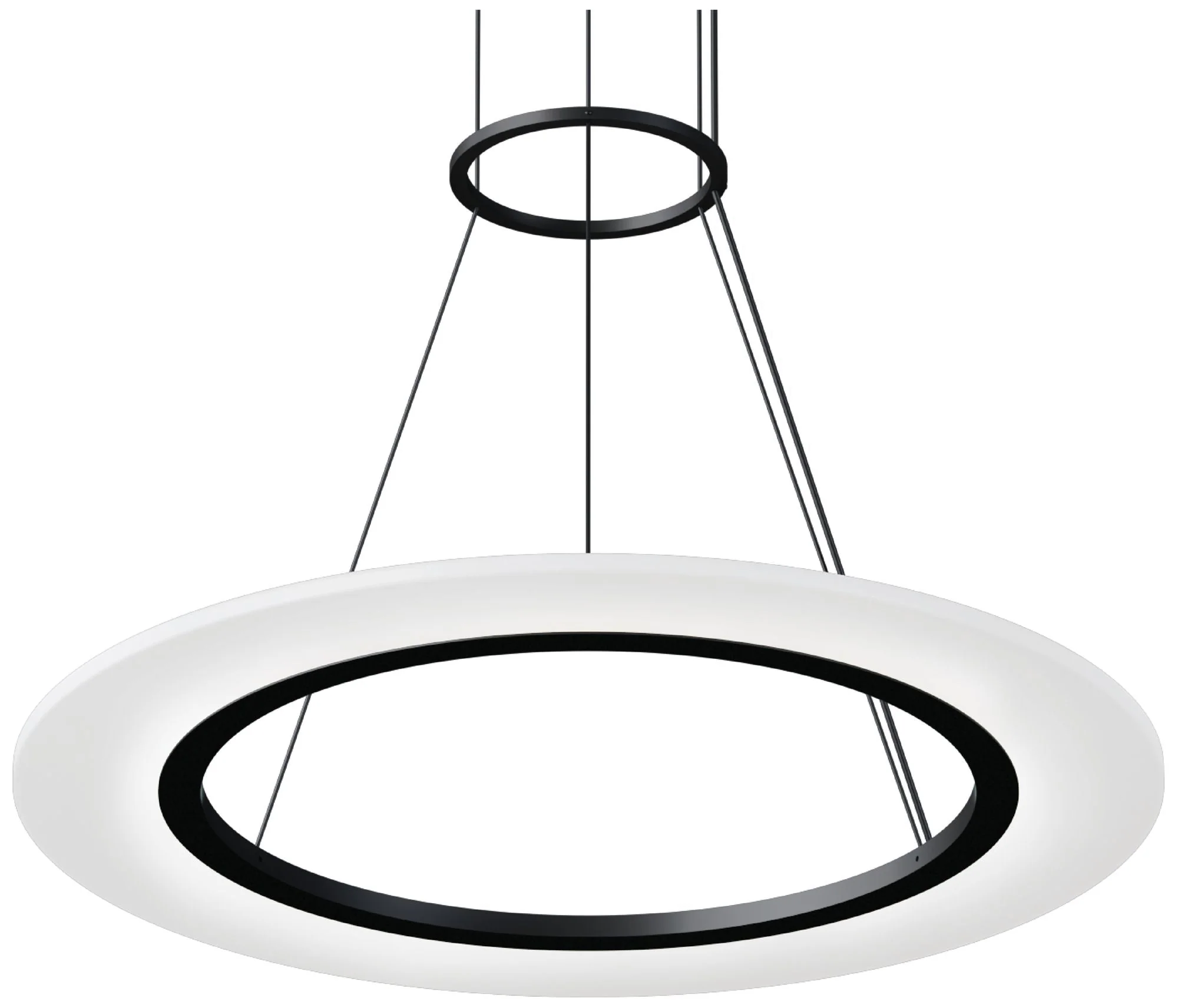 Arctic Rings 24" Single LED Ring Pendant w/ 20
