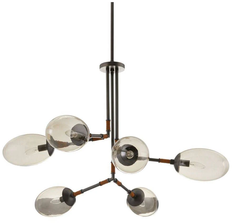 Arteriors  Falcon Chandelier 41" Smoke - Image 3