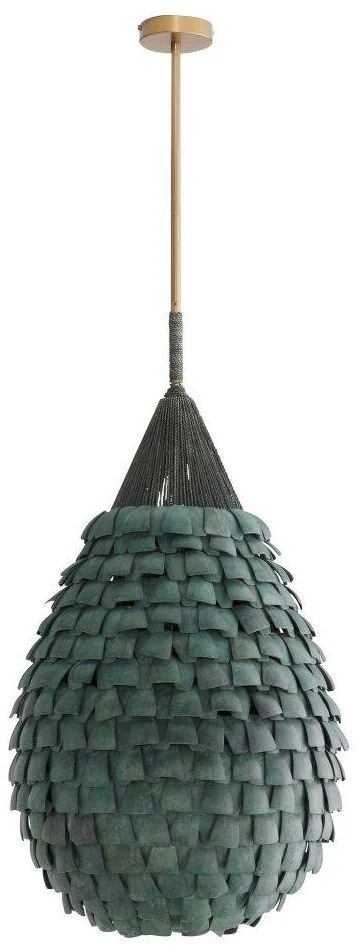 Arteriors  Ferndale Pendant 20" Eucalyptus Stain - Image 3