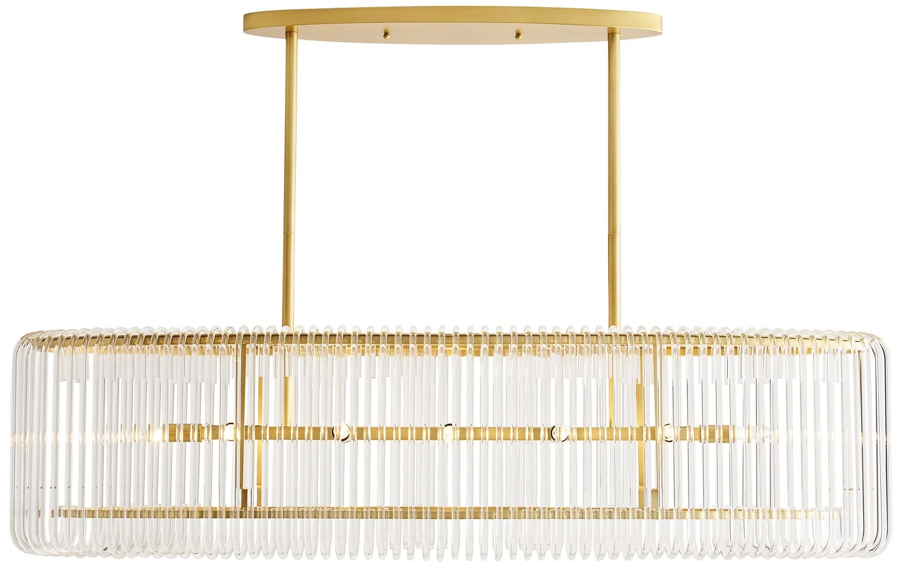 Arteriors Home Chandler 50 1/2" Wide Antique Brass Chandelier - Image 1