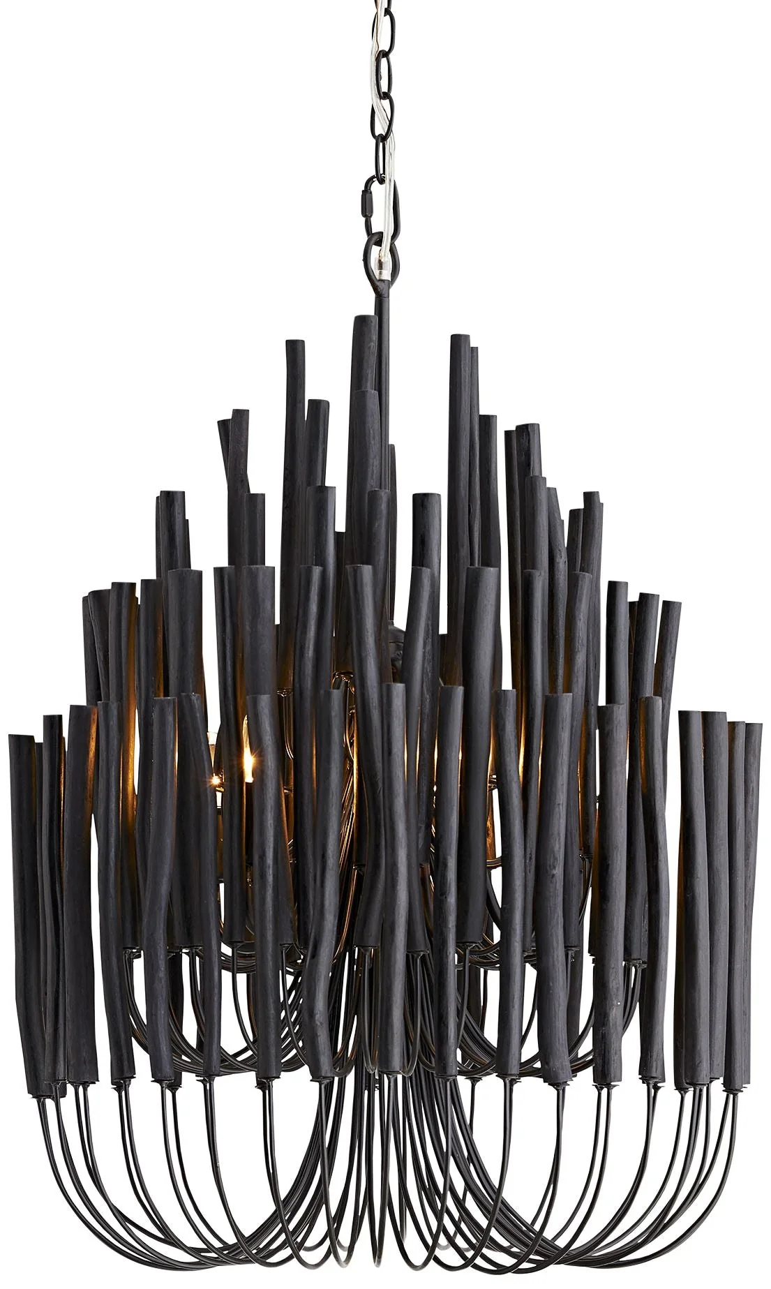 Arteriors Home Tilda 21" Wide Black Chandelier - Image 2