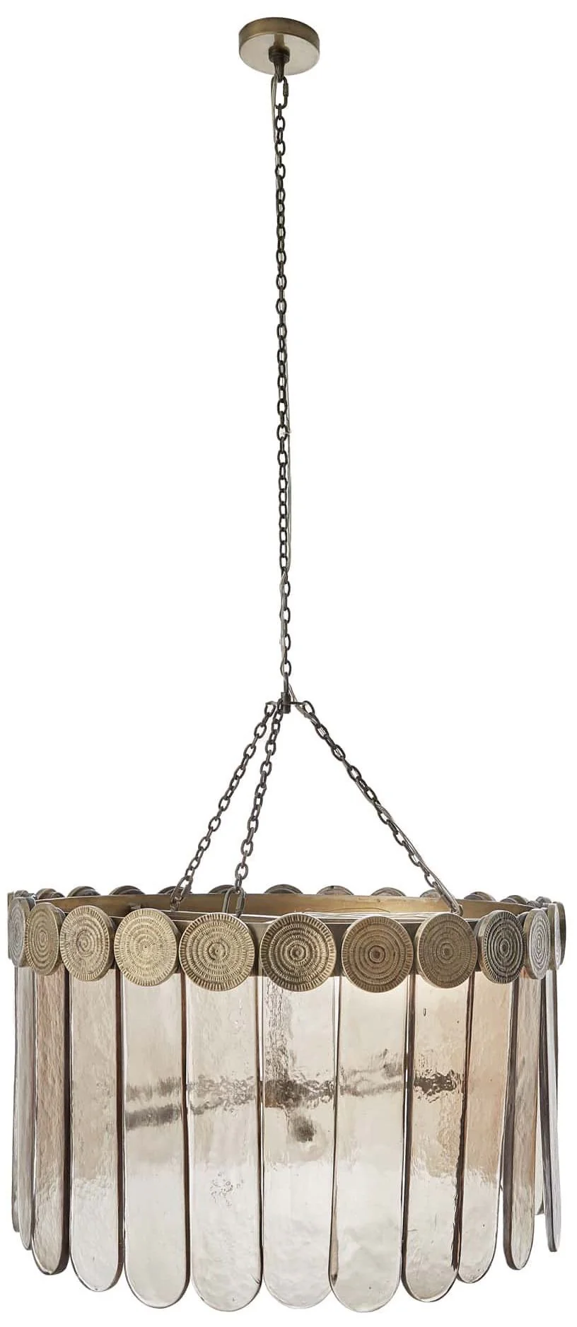ARTERIORS Roman Chandelier Seedy Smoke Glass - Image 1