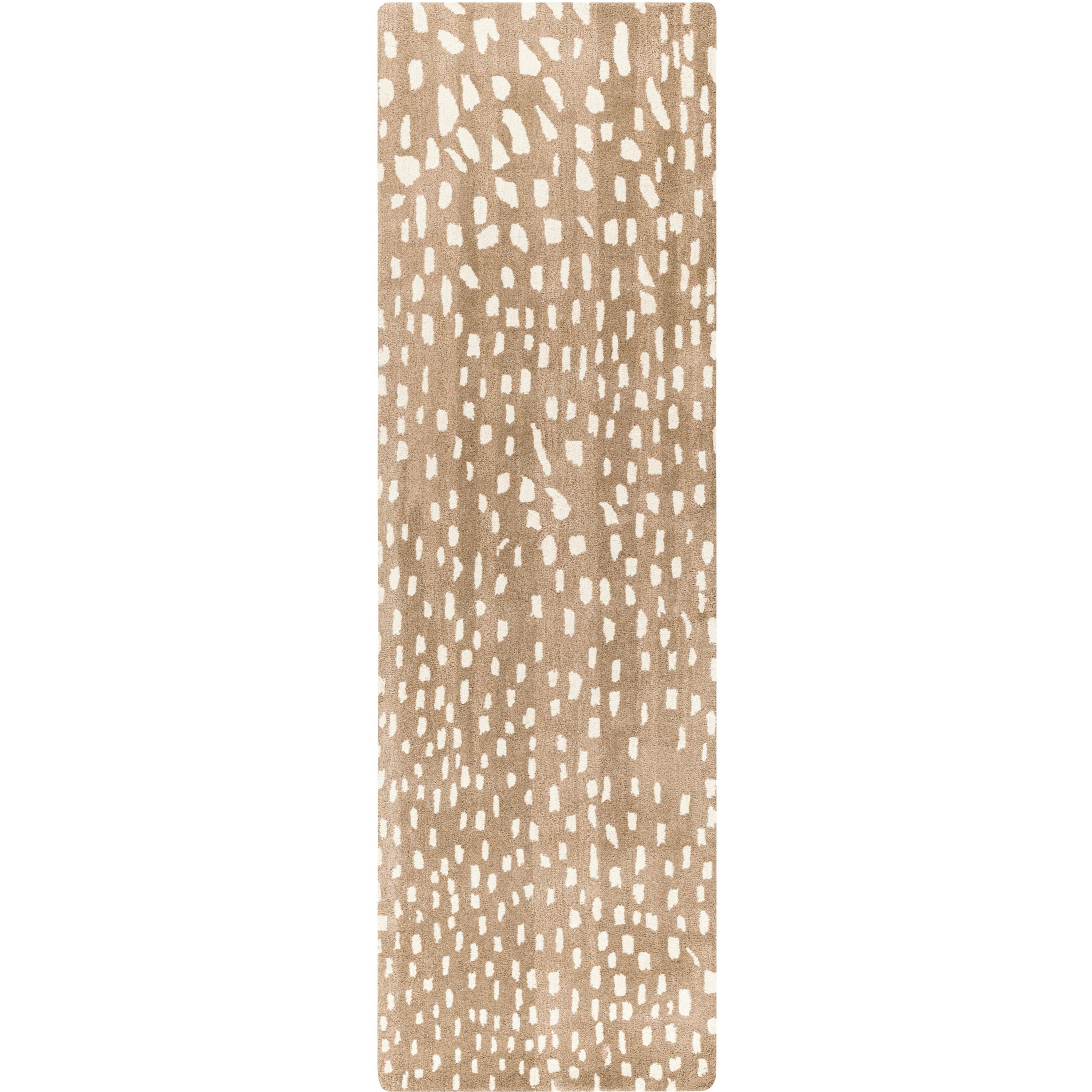 Surya Rugs Athena Collection Light Brown, Tan & Cream Animal Print Area Rug ATH-5162 - Image 2