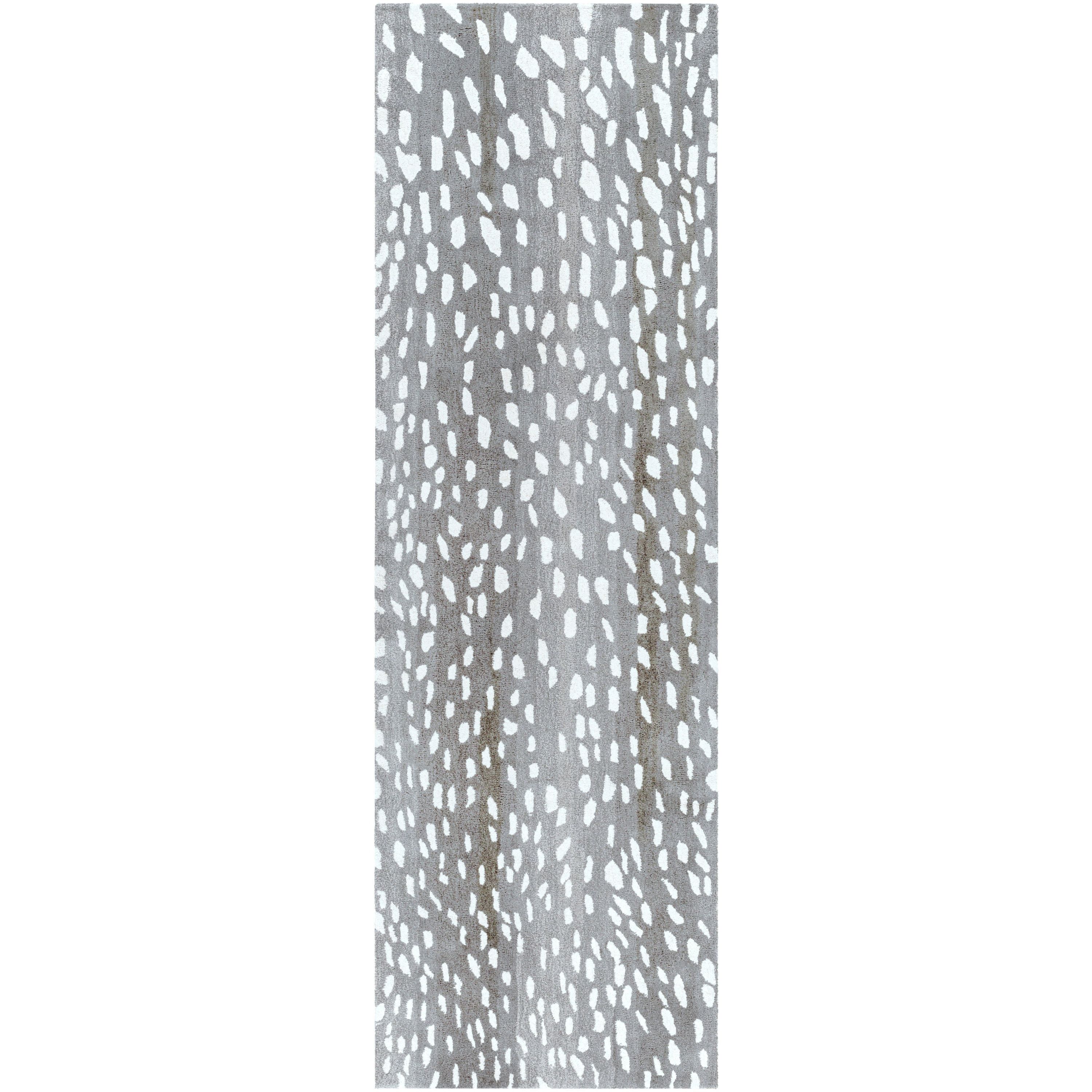 Surya Rugs Athena Collection Gray, Light Gray & Cream Animal Print Area Rug ATH-5163 - Image 3