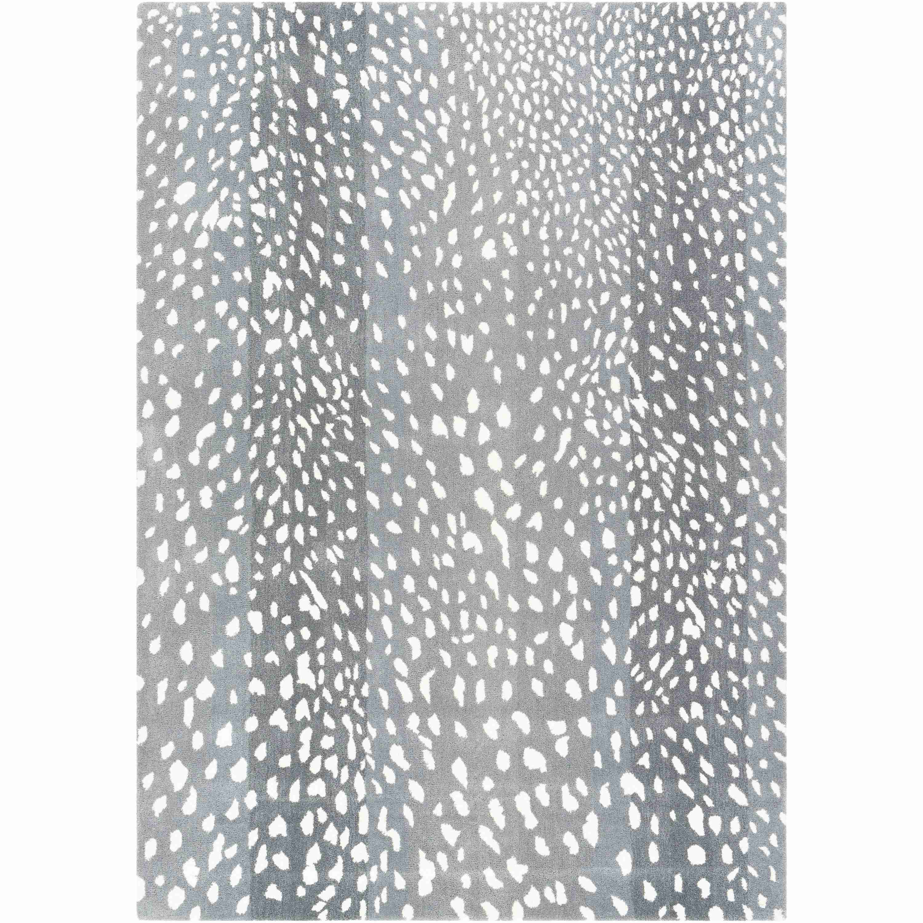 Surya Rugs Athena Collection Gray, Light Gray & Cream Animal Print Area Rug ATH-5163 - Image 1
