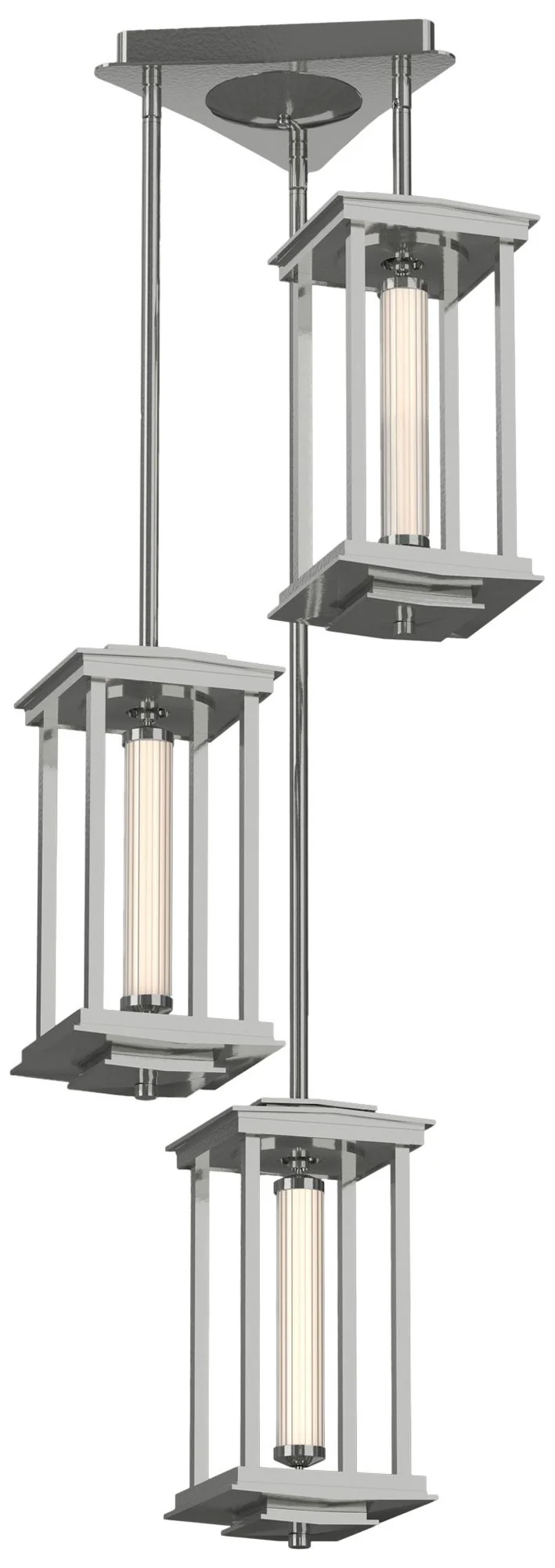Athena 15.2" High Short Sterling LED Lantern With Clear Glass Triple S - Image 1