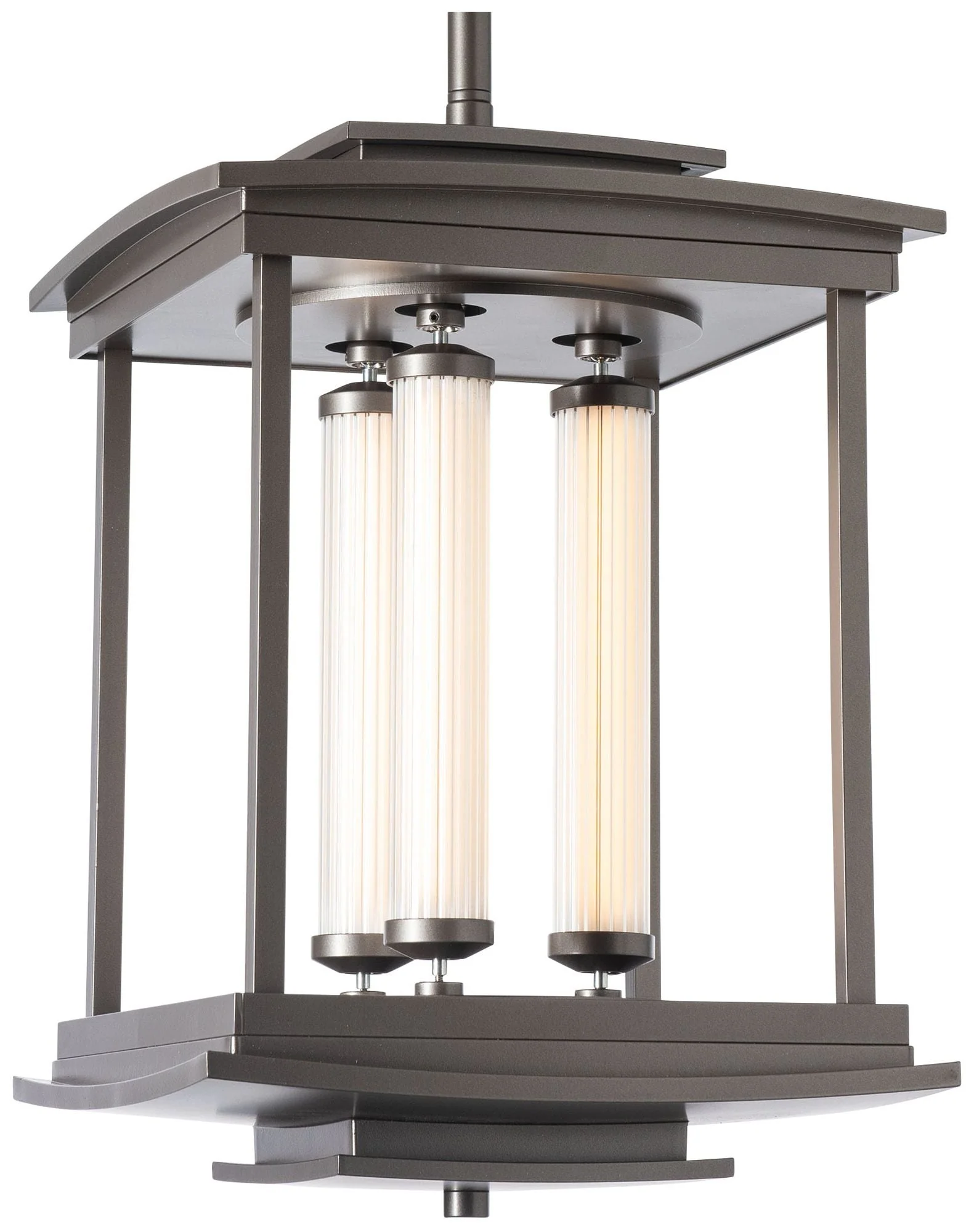 Athena 18.2″ High 3-Light Dark Smoke Lantern