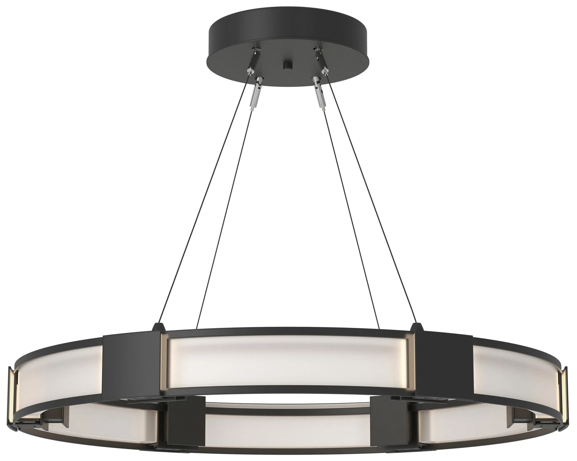 Aura Pendant - Black - Frosted - Image 1