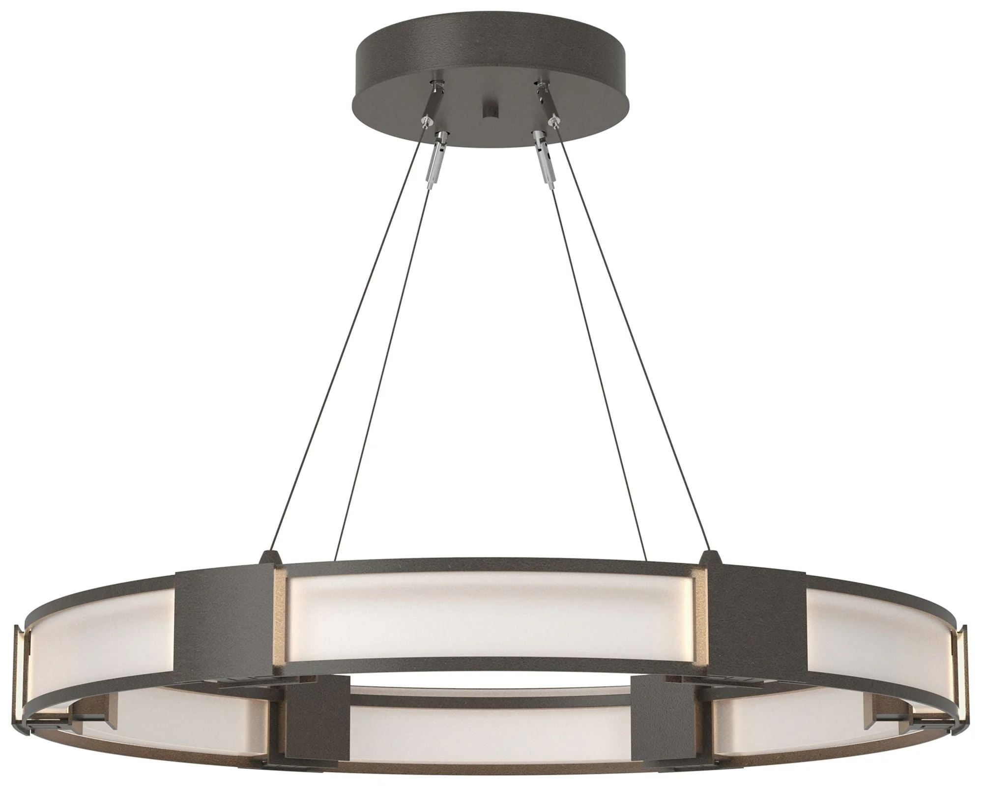 Aura Pendant - Dark Smoke - Frosted - Image 1