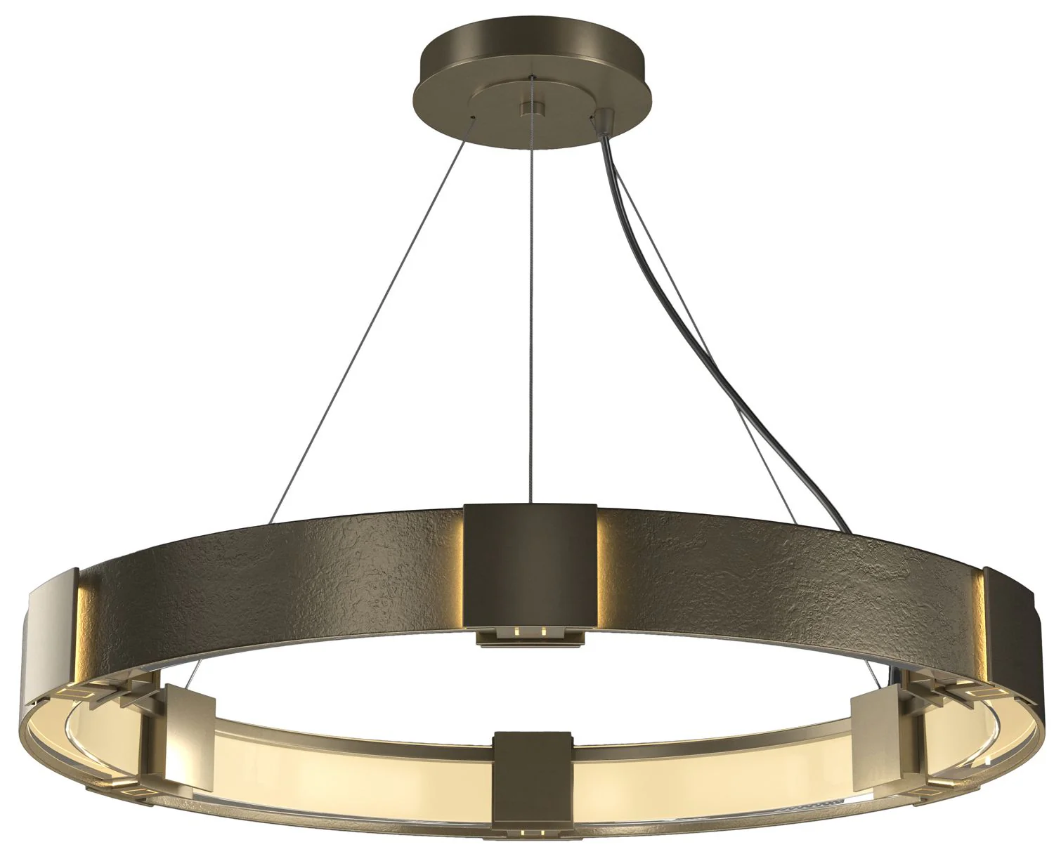Aura Pendant - Gold - Clear - Image 1