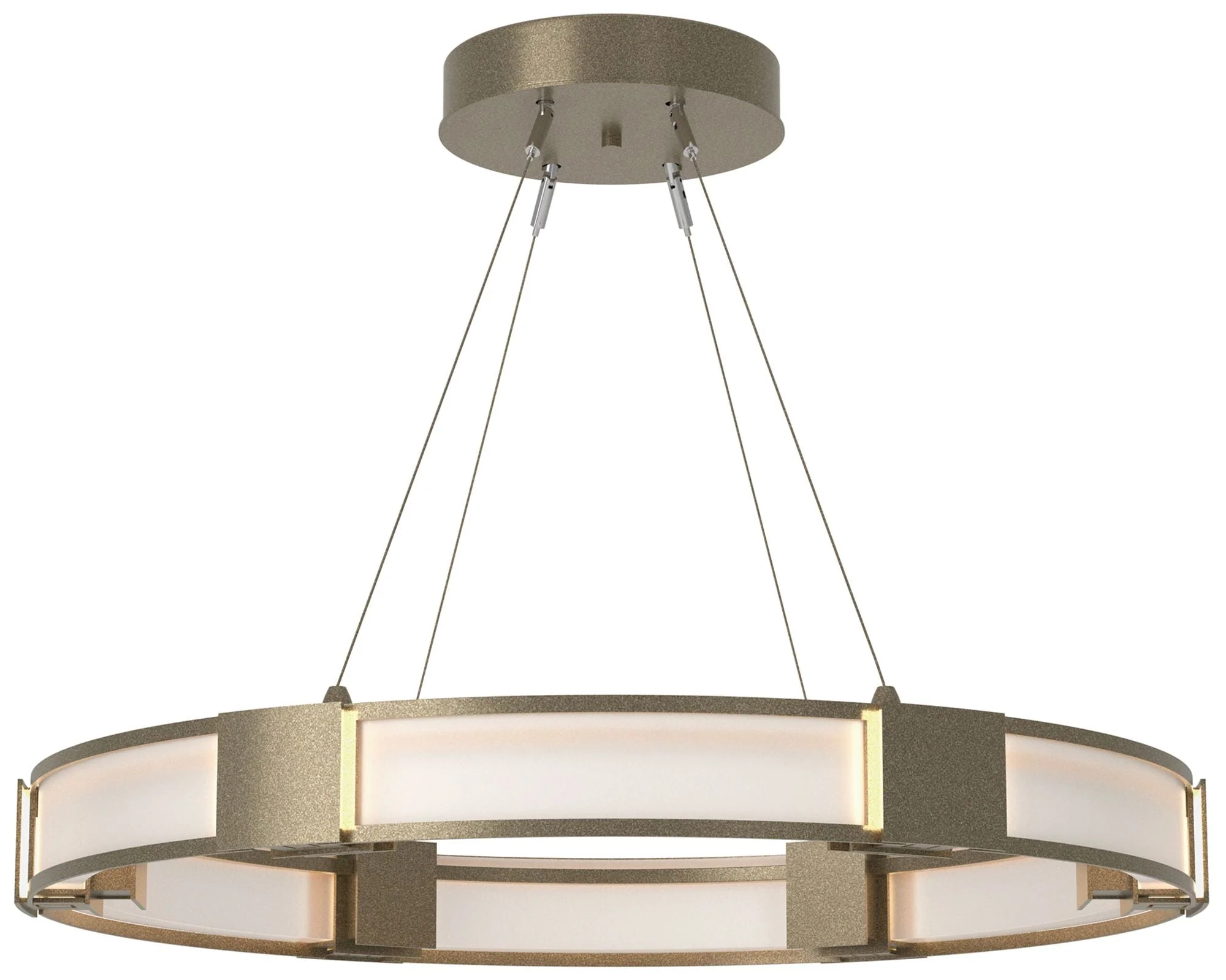 Aura Pendant - Gold - Frosted - Image 1