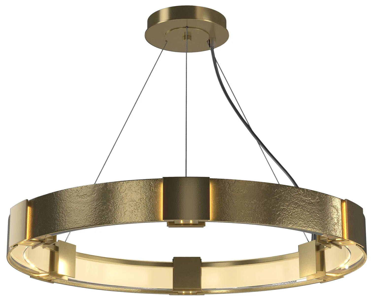 Aura Pendant - Modern Brass - Clear - Image 1