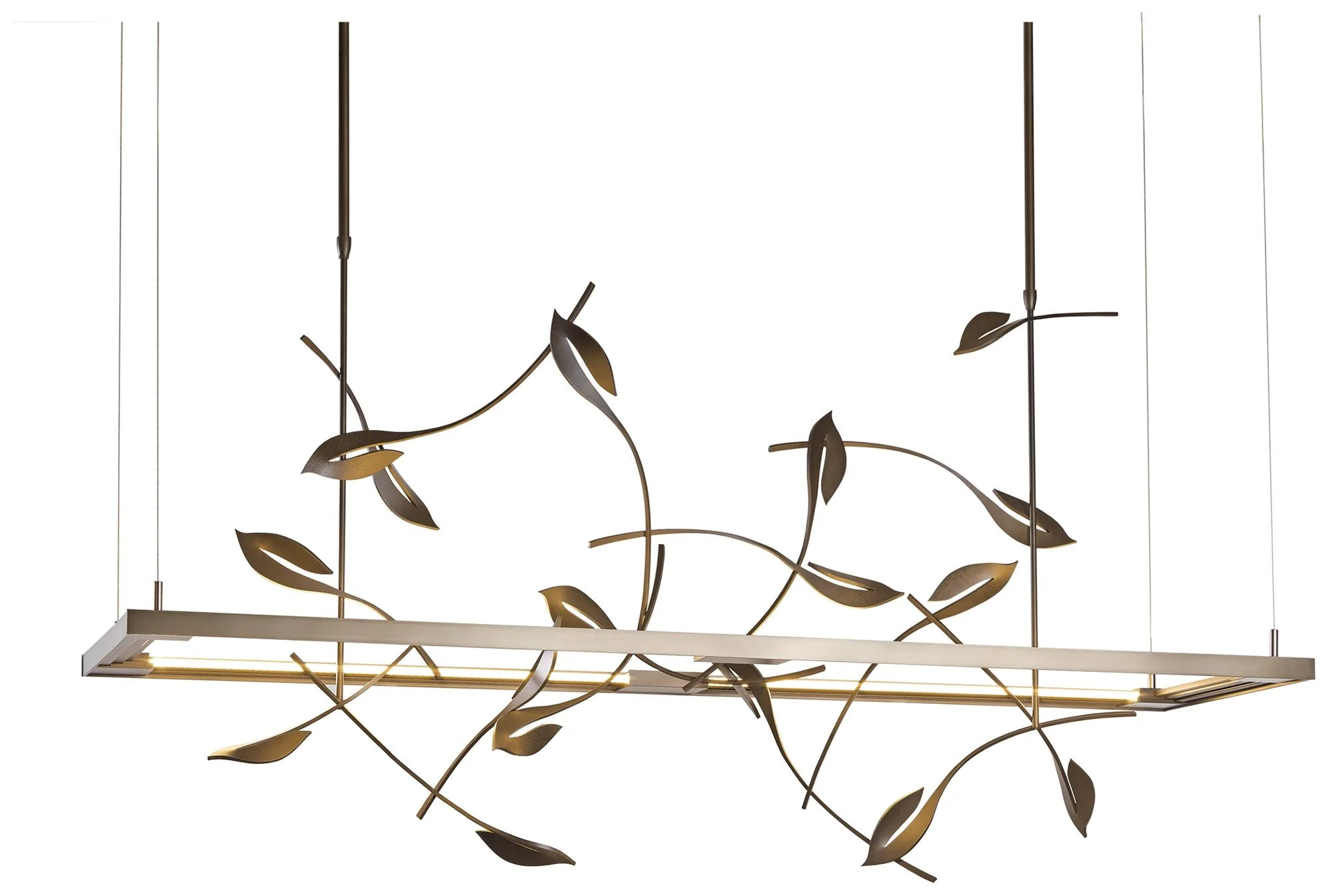 Autumn 53.4″ Dark Smoke Short LED Pendant